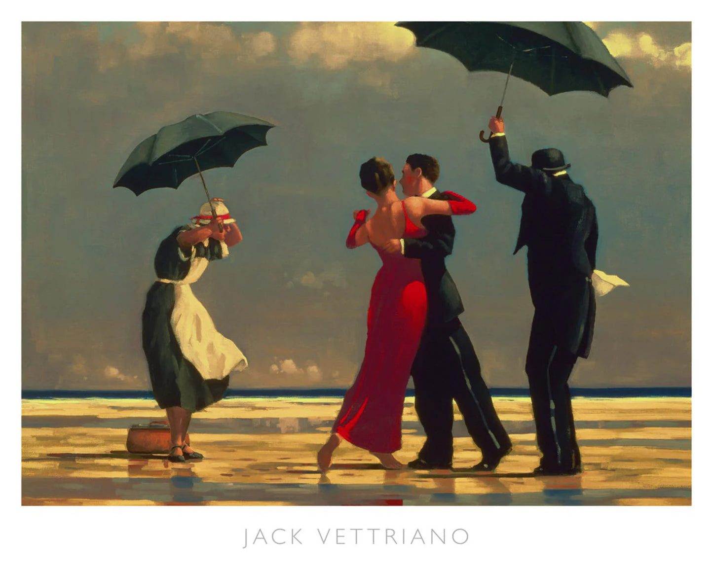 Kunstdruk Jack Vettriano - The Singing Butler 50x40cm