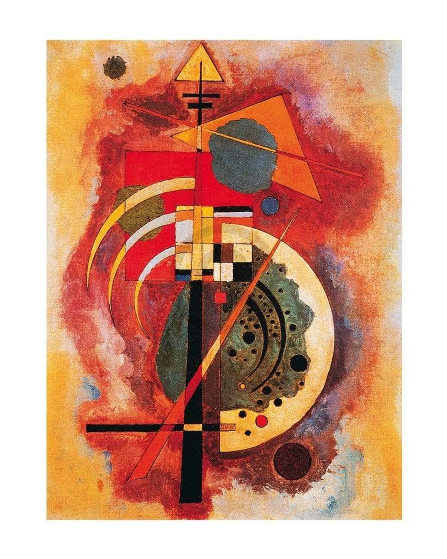 Kunstdruk Wassily Kandinsky - Hommage a Grohmann 40x50cm