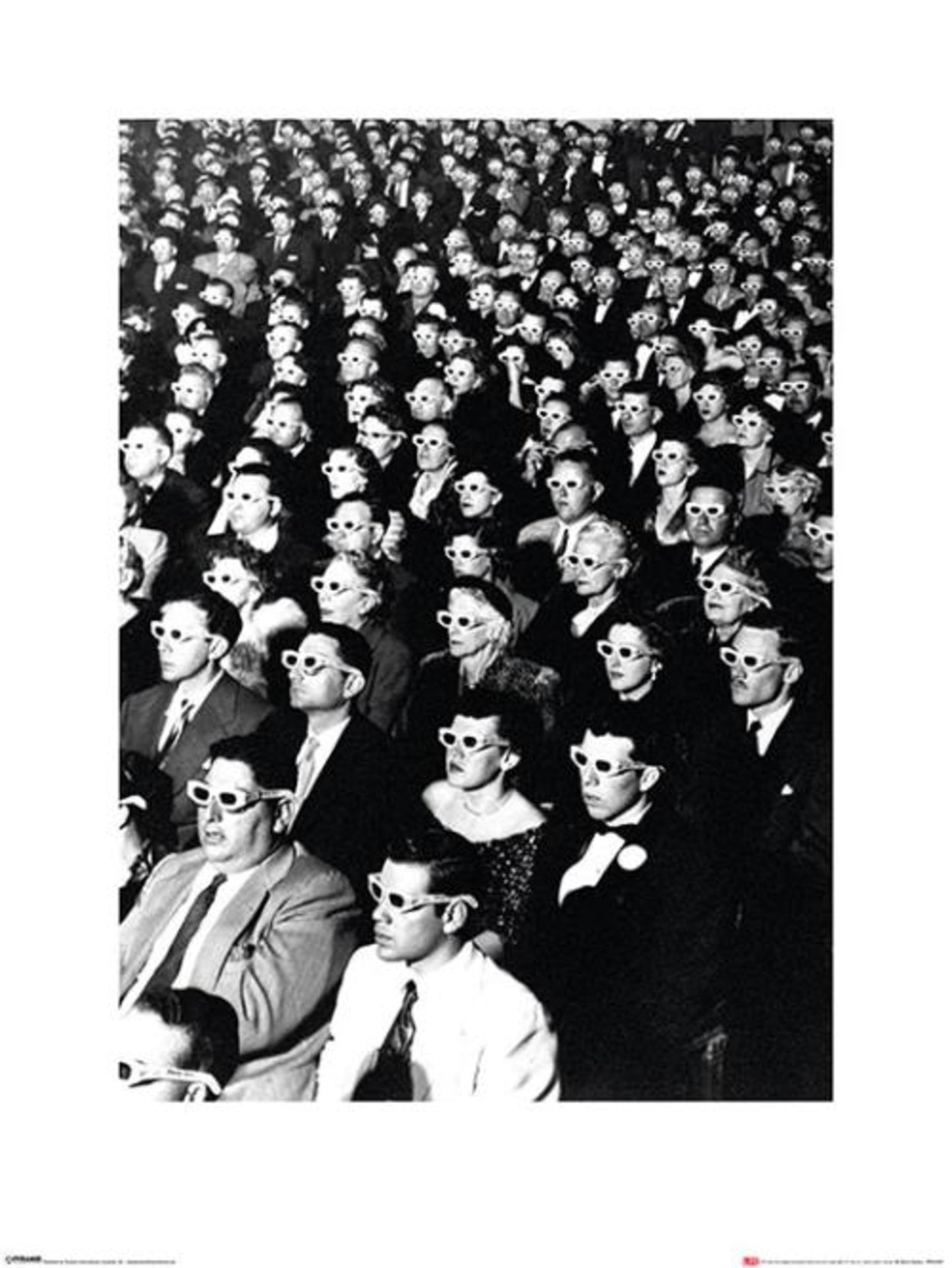 Kunstdruk Time Life - 3D Movie Viewers 60x80cm