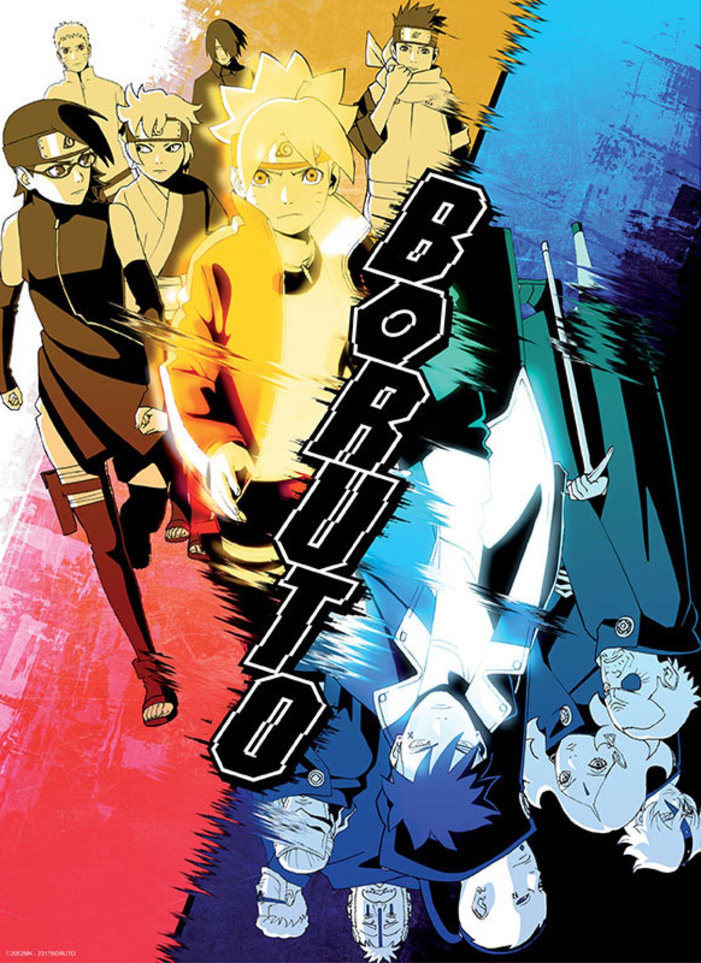 Poster Boruto - Konoha vs. Kara 38x52cm
