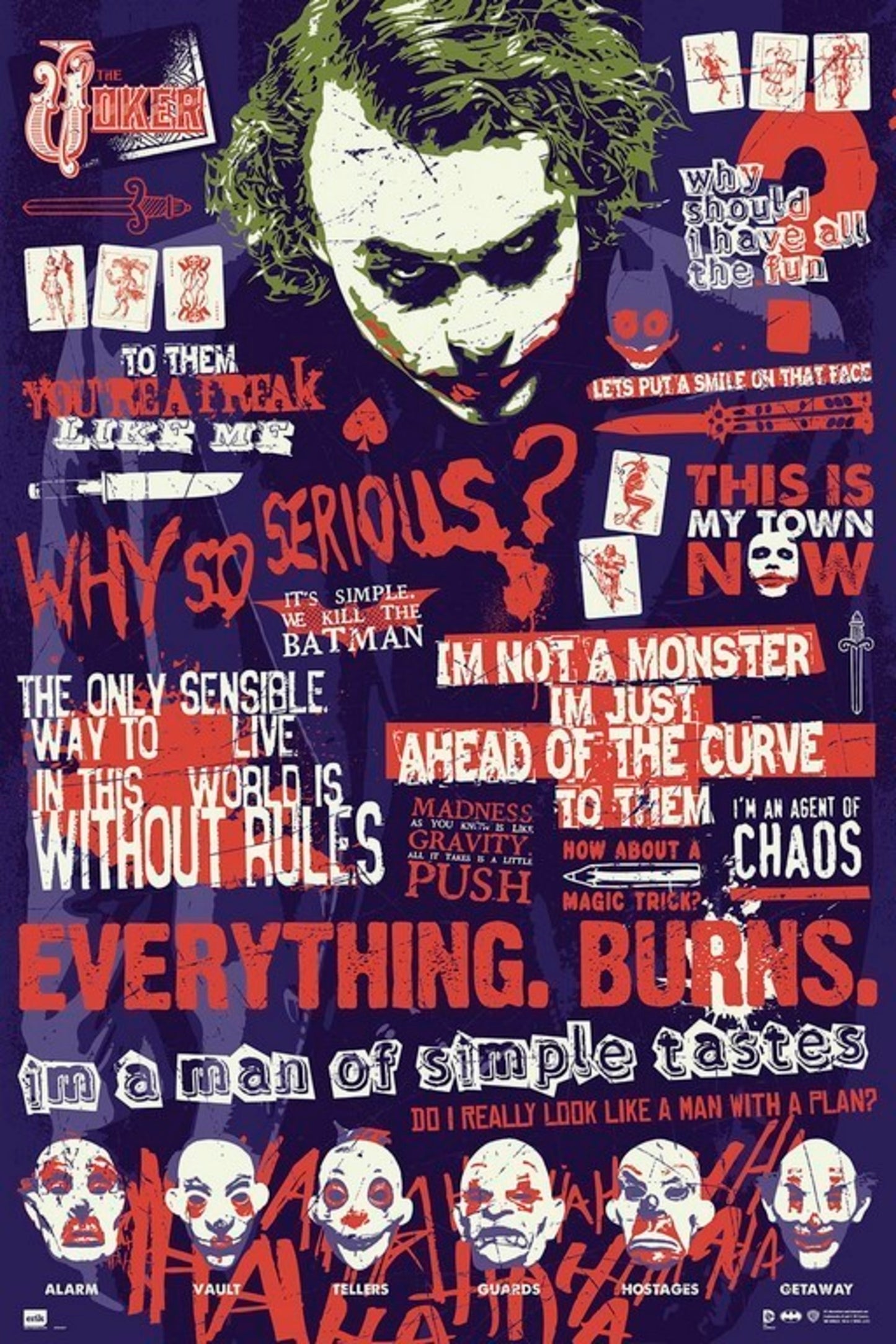 Poster Batman - and Joker 61x91,5cm