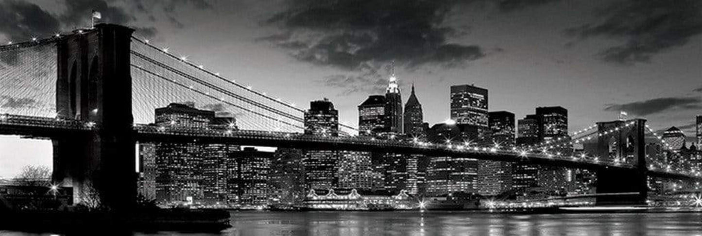Poster Brooklyn Bridge at Dusk 91,5x30,5cm