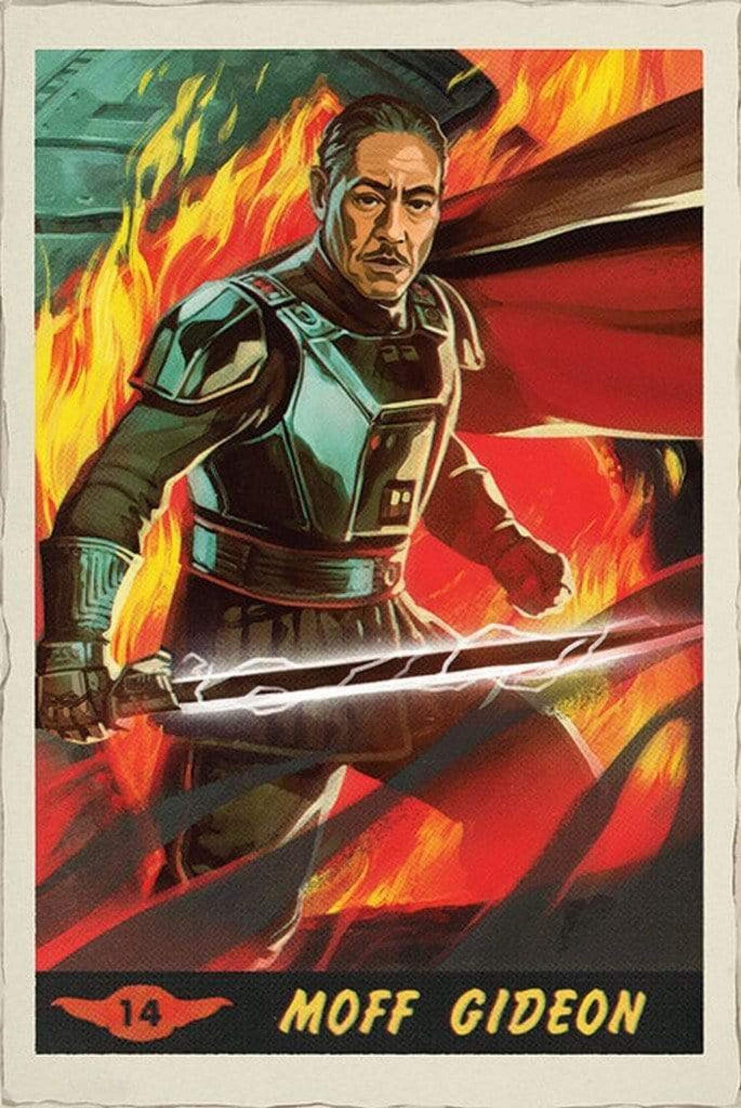 Poster Star Wars - The Mandalorian - Moff Gideon Card 61x91,5cm