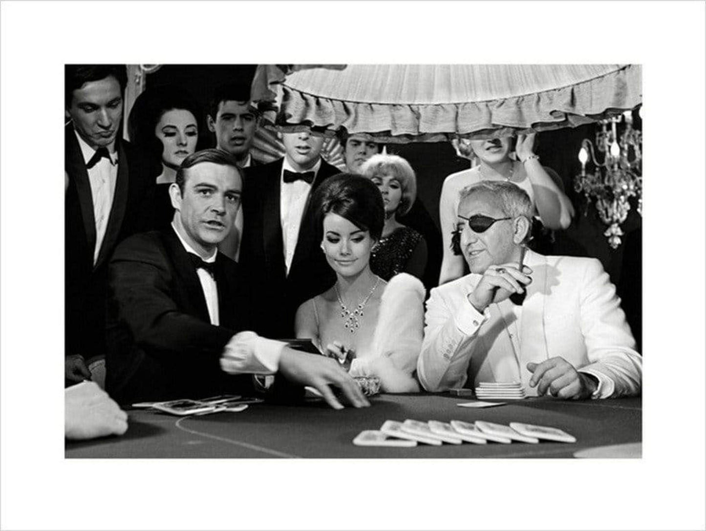 Kunstdruk James Bond - Thunderball Casino 80x60cm