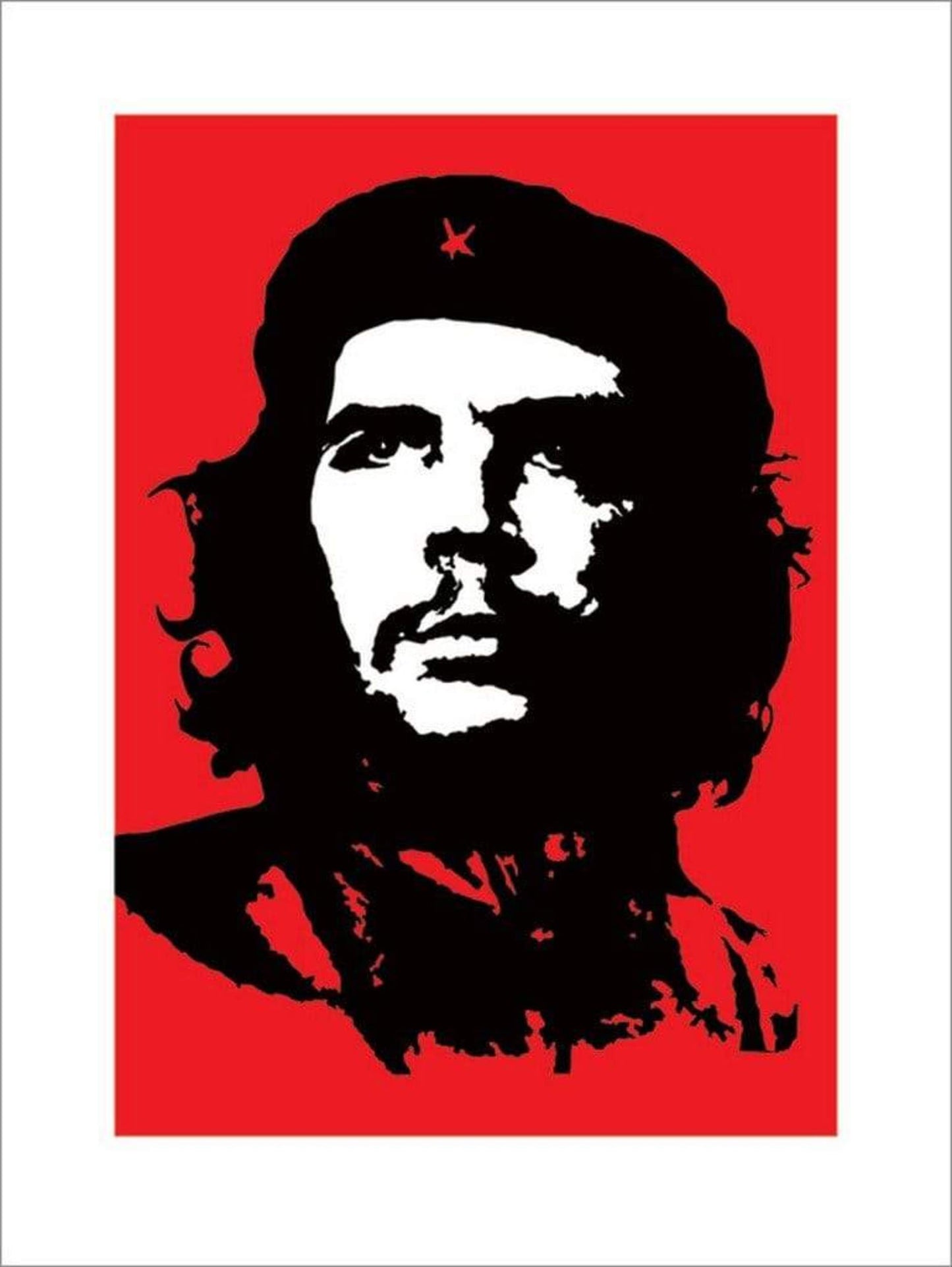 Kunstdruk Che Guevara Red 60x80cm