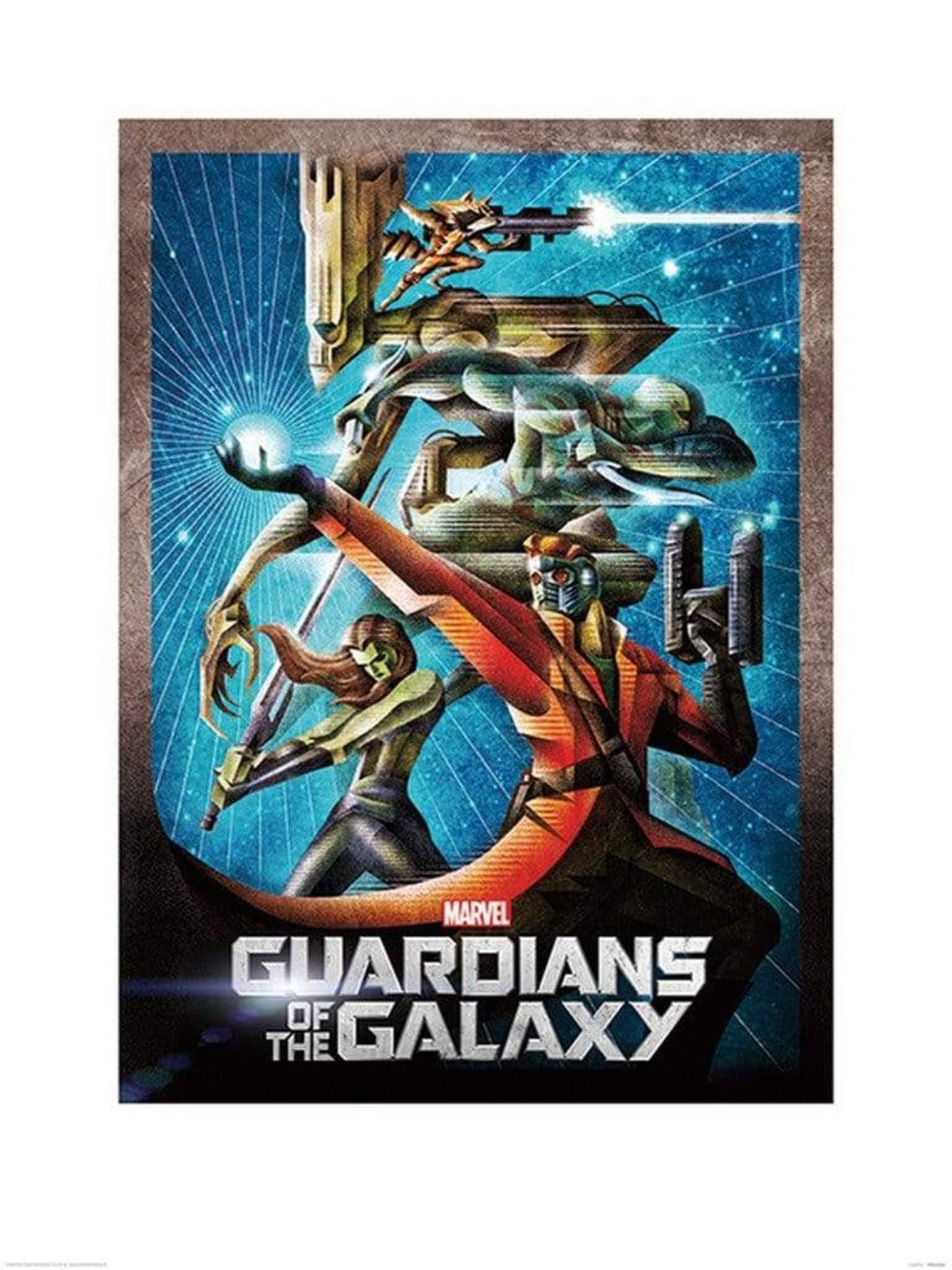 Kunstdruk Guardians of the Galaxy - Orb 60x80cm