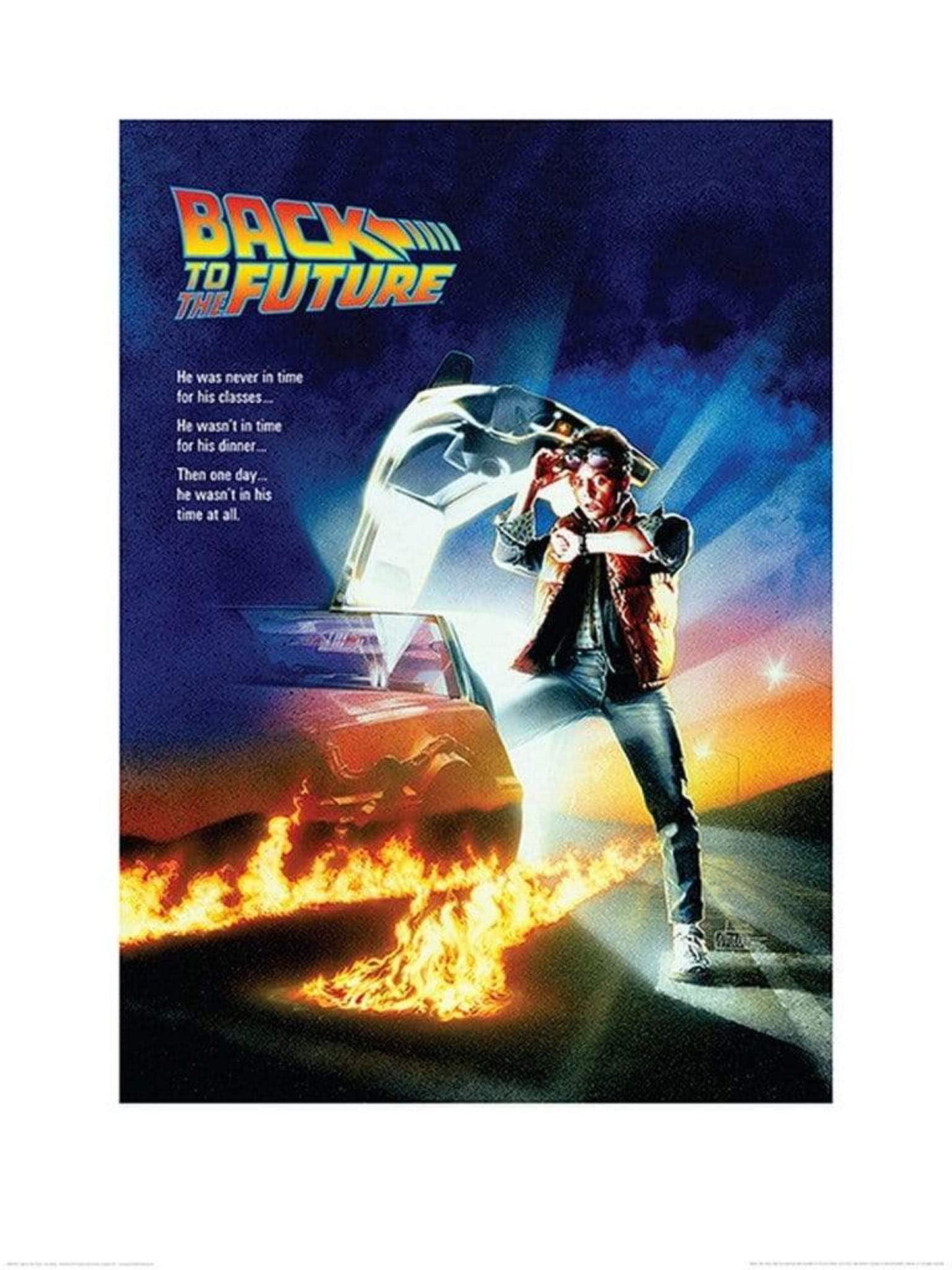 Kunstdruk Back to The Future One Sheet 60x80cm