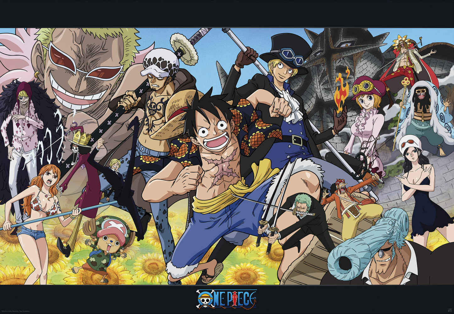 Poster One Piece - Dressrosa 91,5x61cm