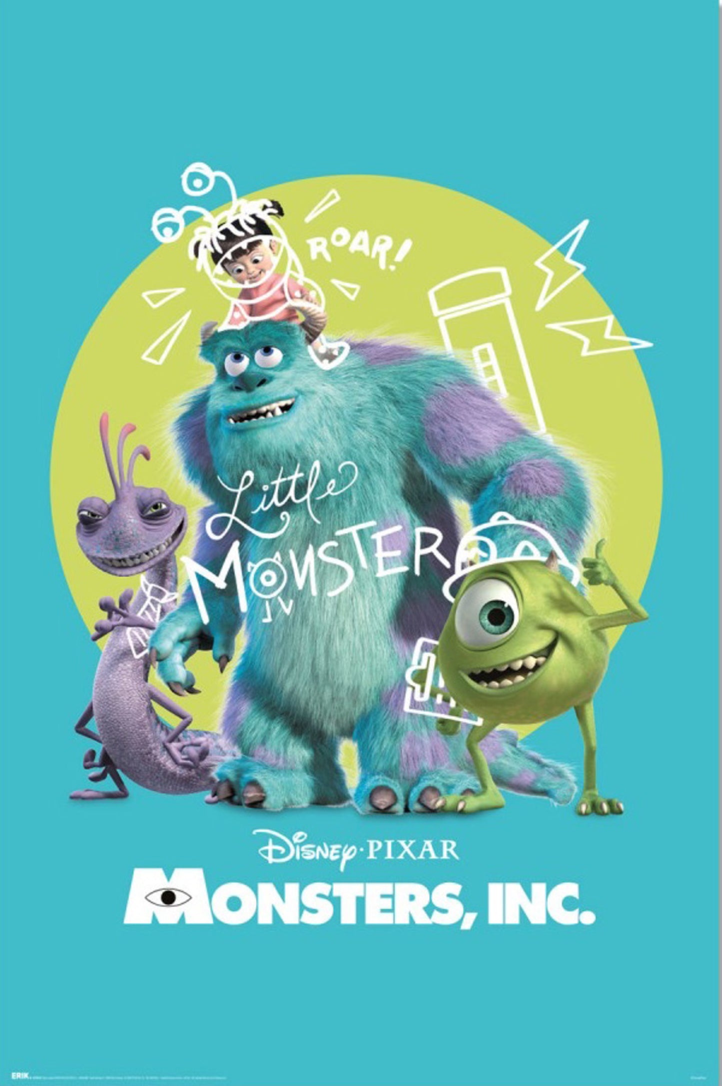 Poster Disney Pixar - Monsters Inc - 25th Anniversary 61x91,5cm