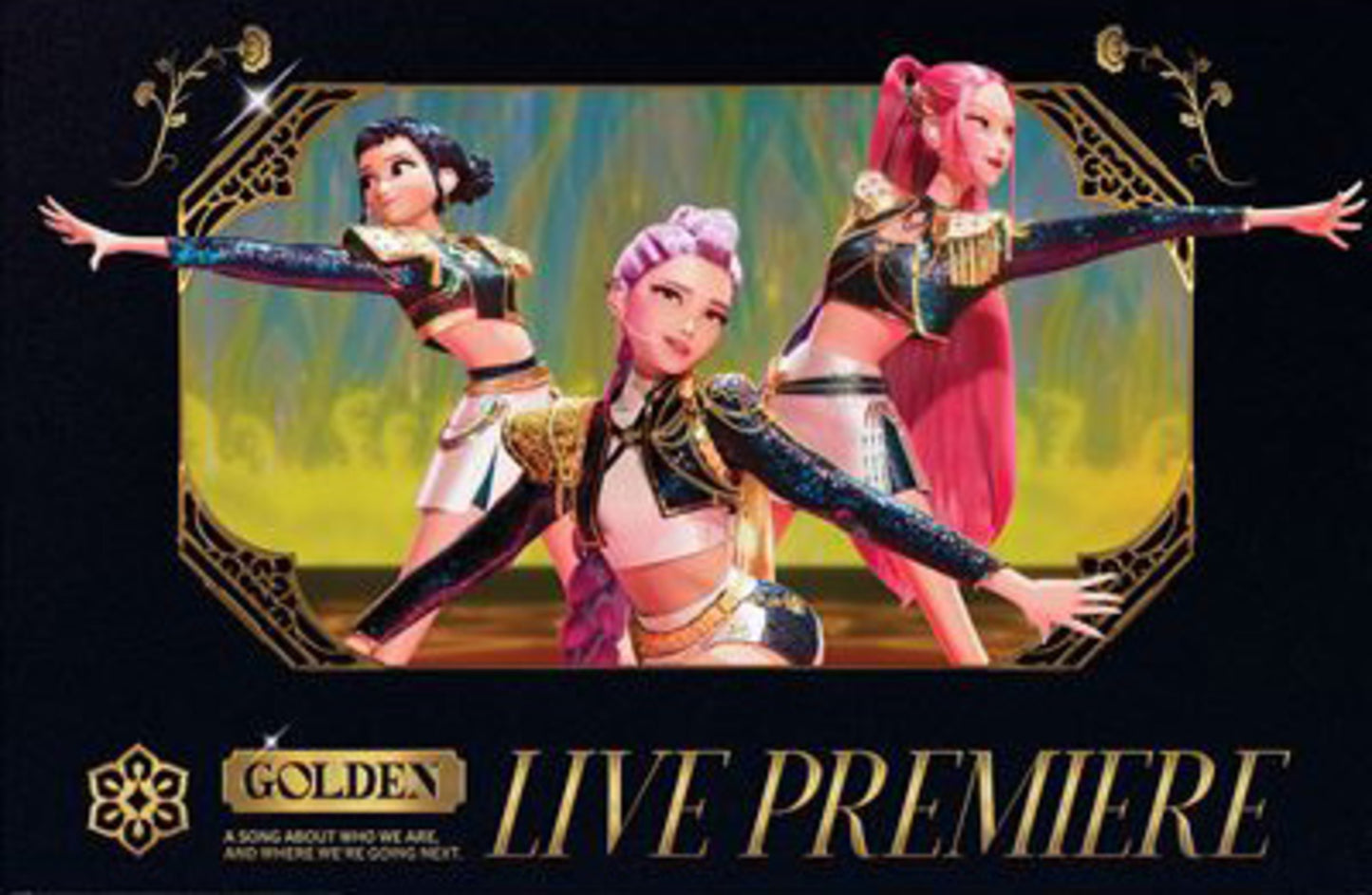 Poster KPop Demon Hunters - Golden Live 91,5x61cm