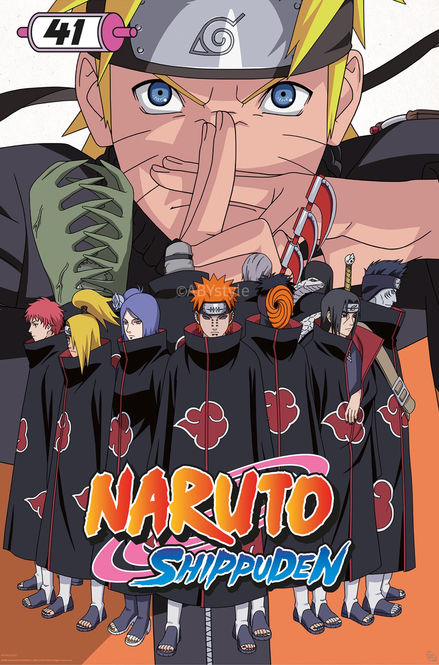Poster Naruto Shippuden - Manga cover 61x91,5cm