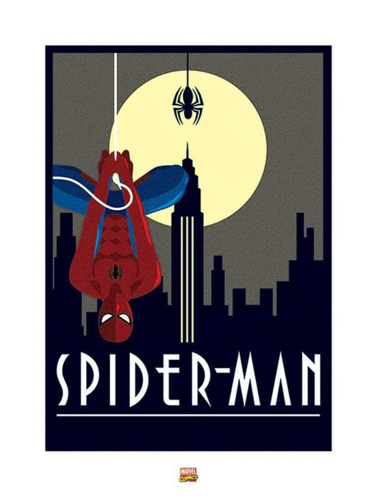 Kunstdruk Marvel - Deco Spider-Man - Hanging 60x80cm