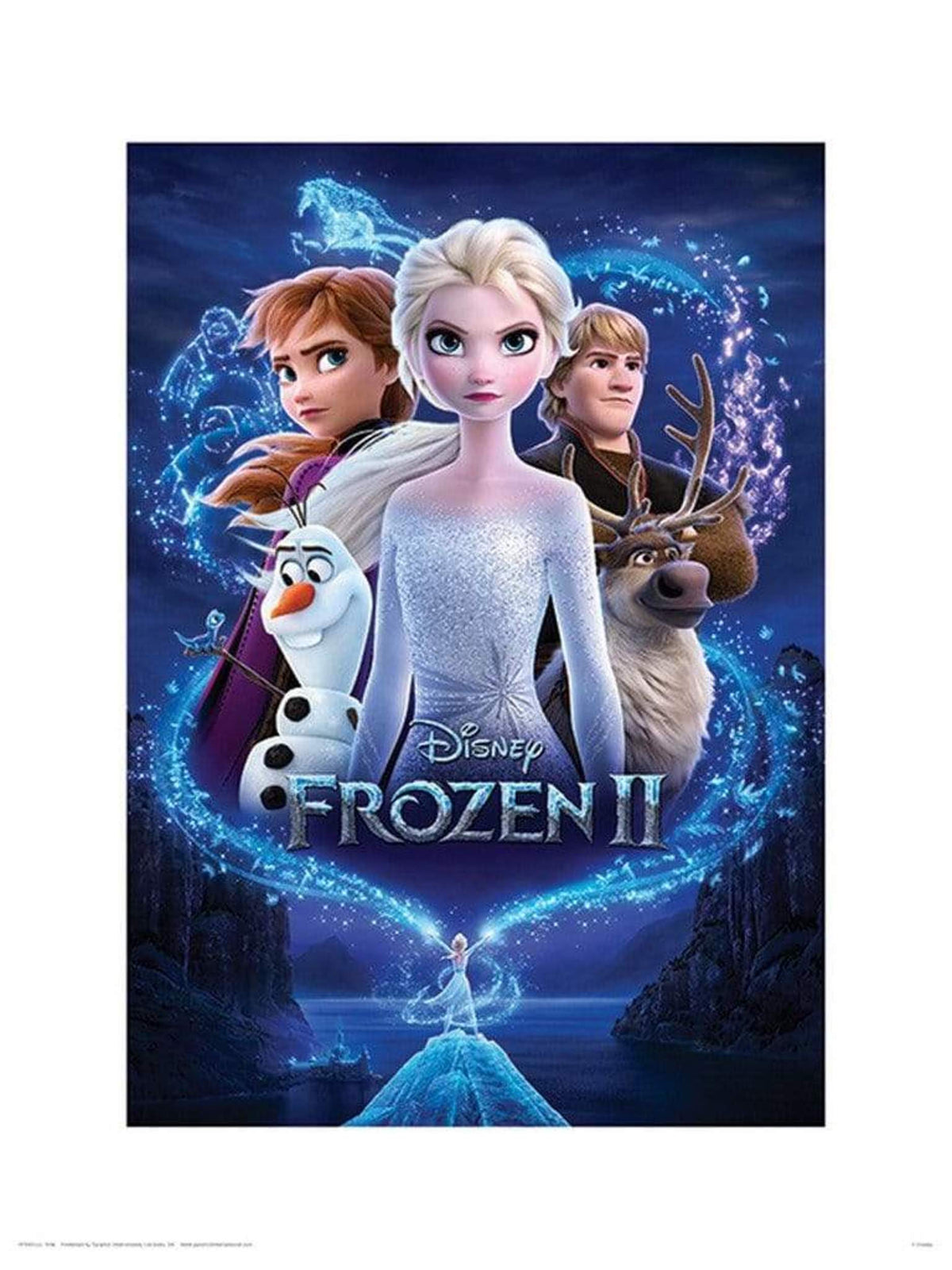 Frozen - 2 Magic Kunstdruk 30x40cm