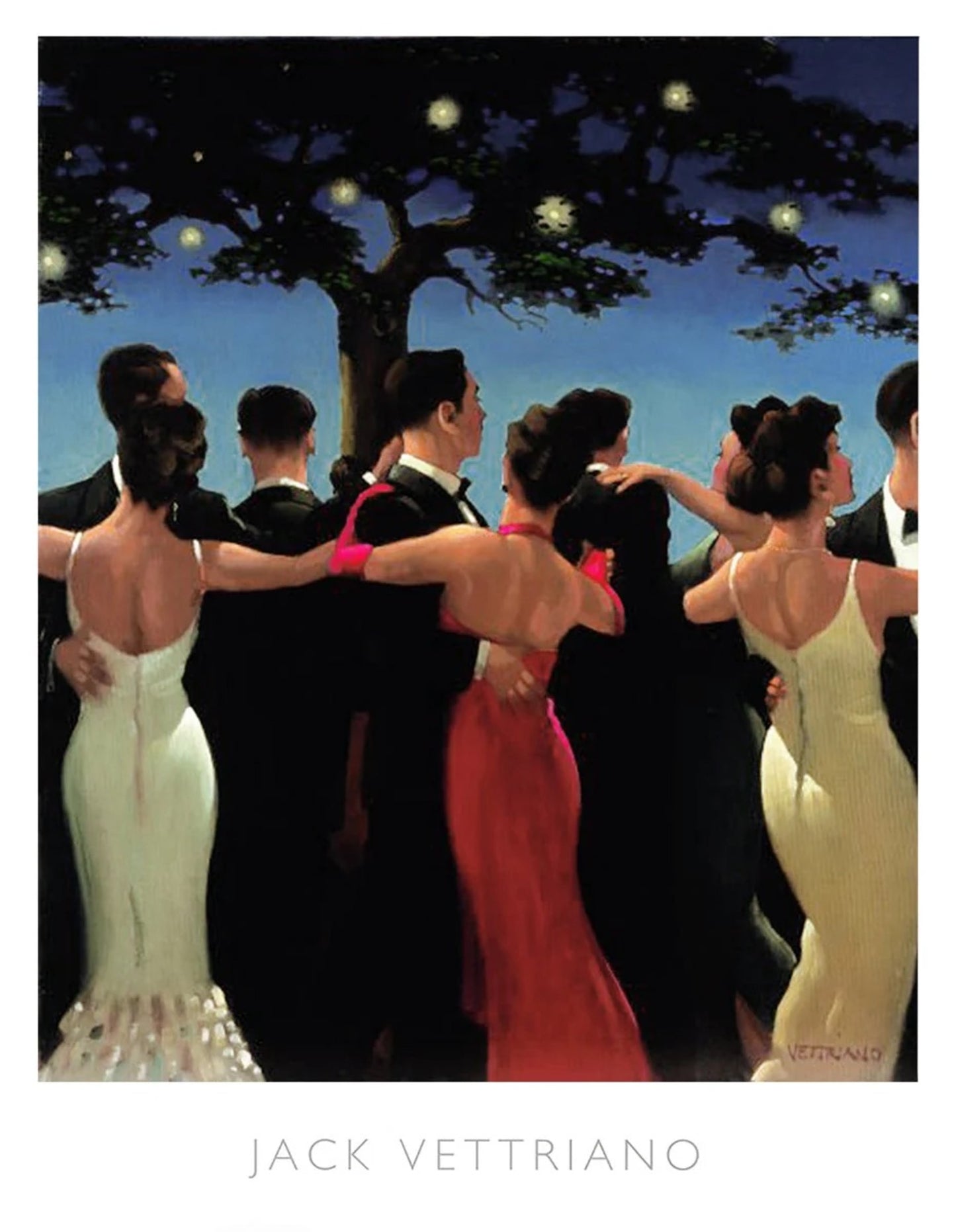 Kunstdruk Jack Vettriano - Waltzers 1 60x80cm