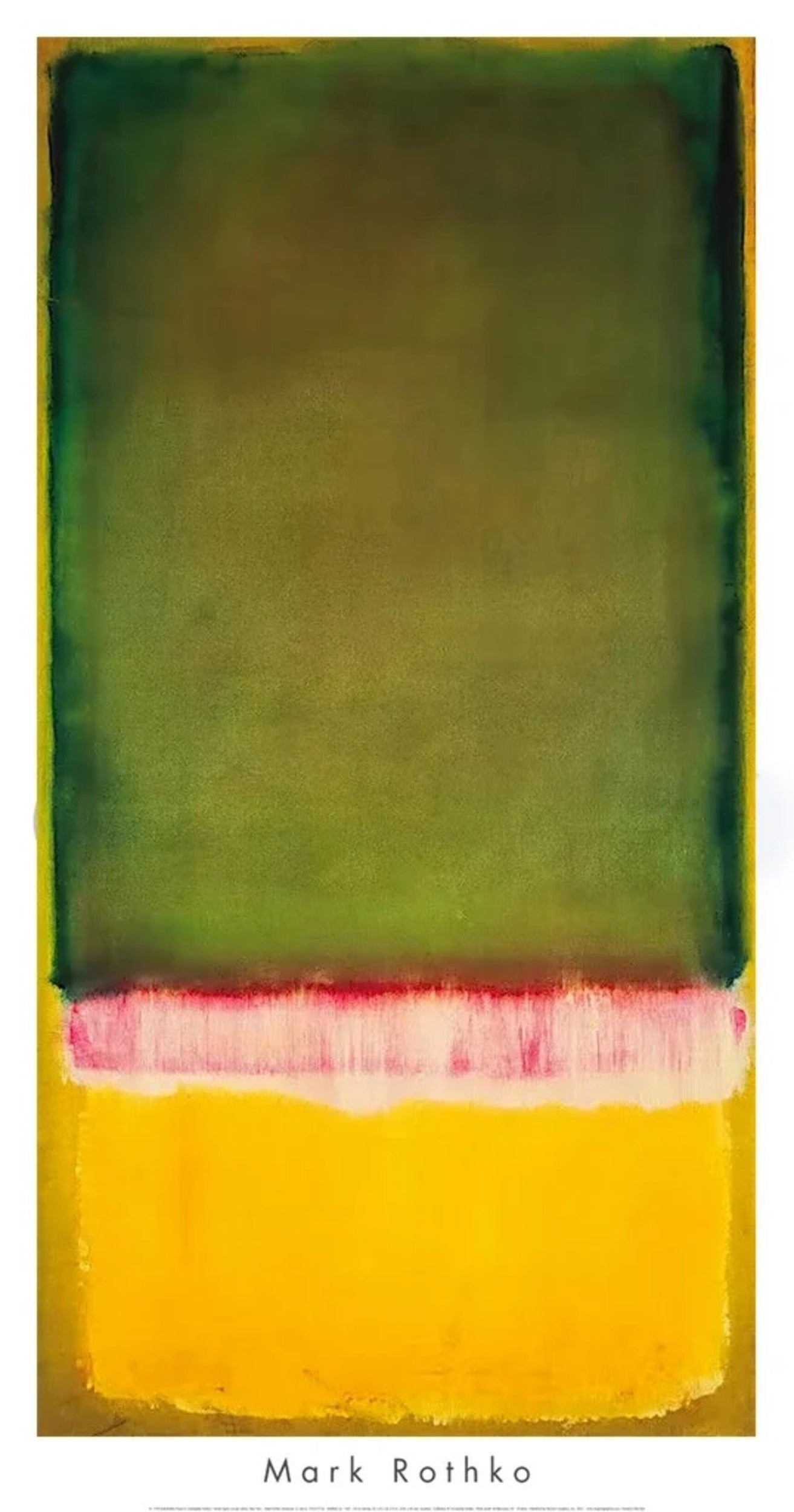 Kunstdruk Mark Rothko - Untitled - 1949 53x101,5cm