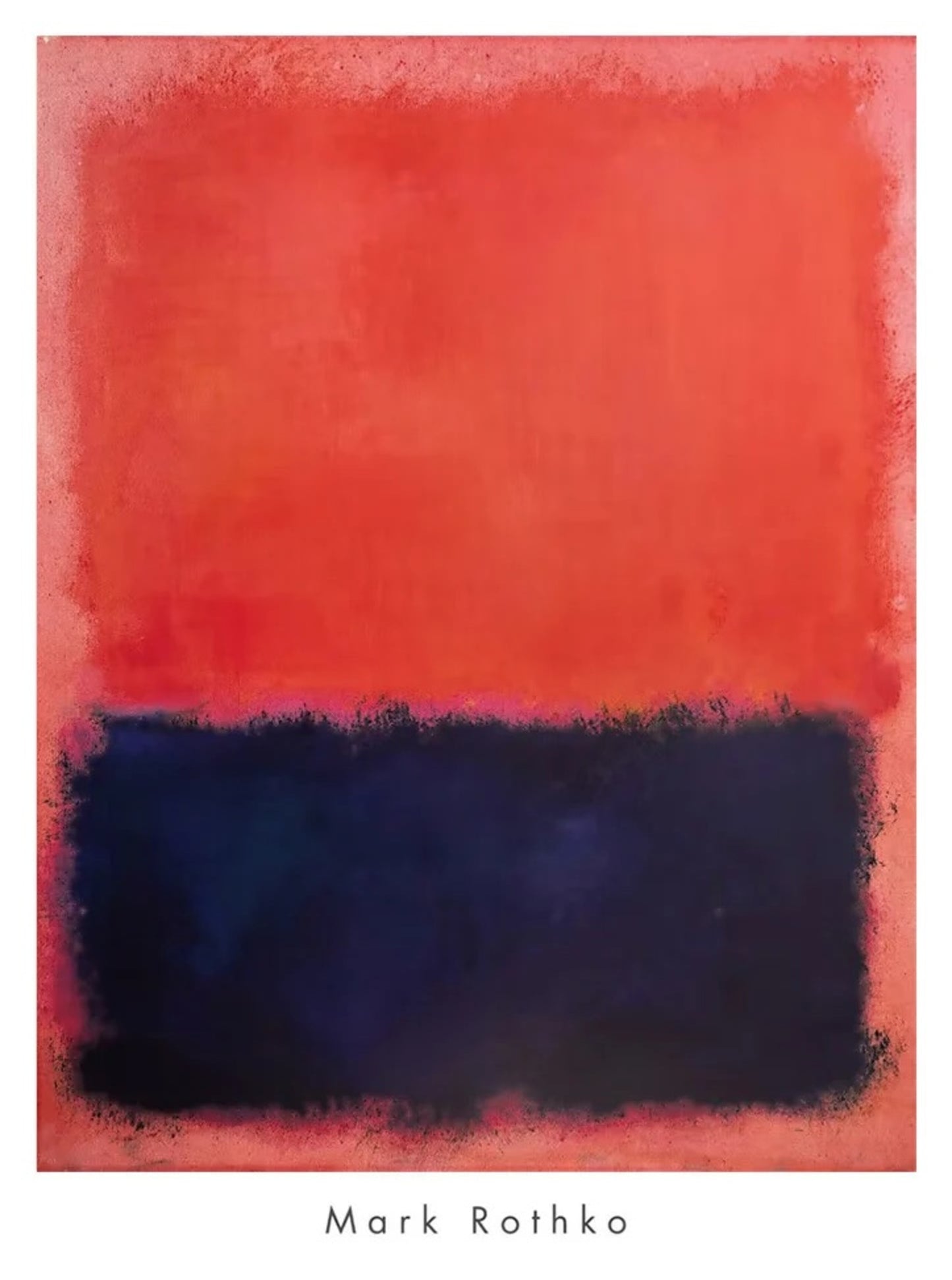 Kunstdruk Mark Rothko - Untitled - 1960-61 66x89cm