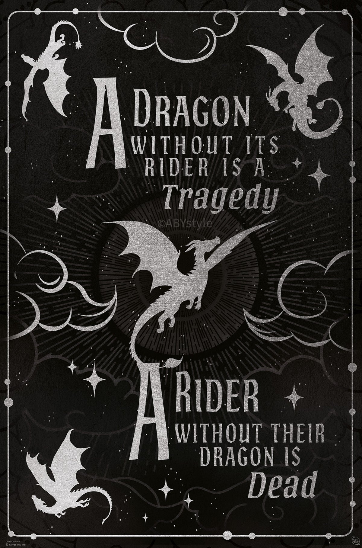 Poster Fourth Wing - Quotes 61x91,5cm