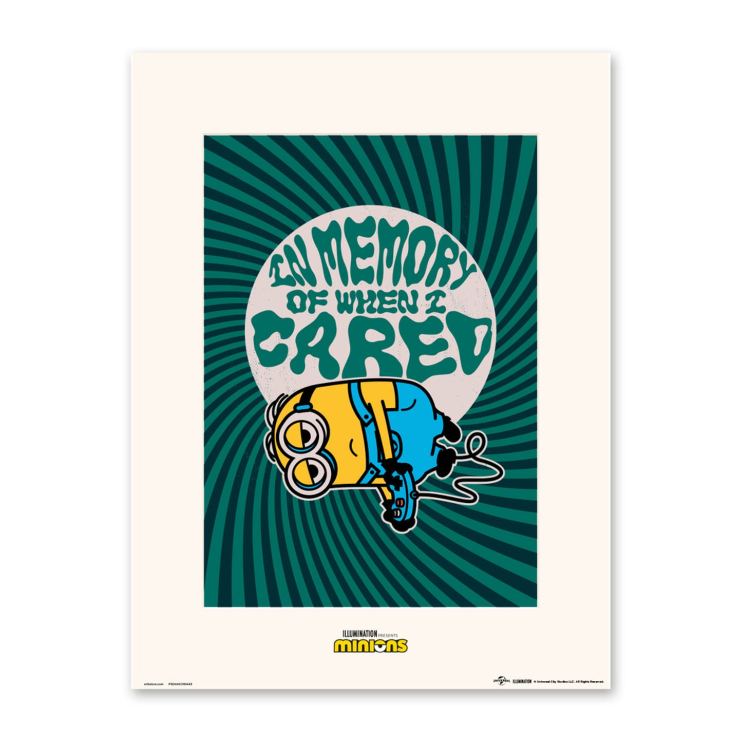 Poster Minions - In Memory Of When I Cared 30x40cm
