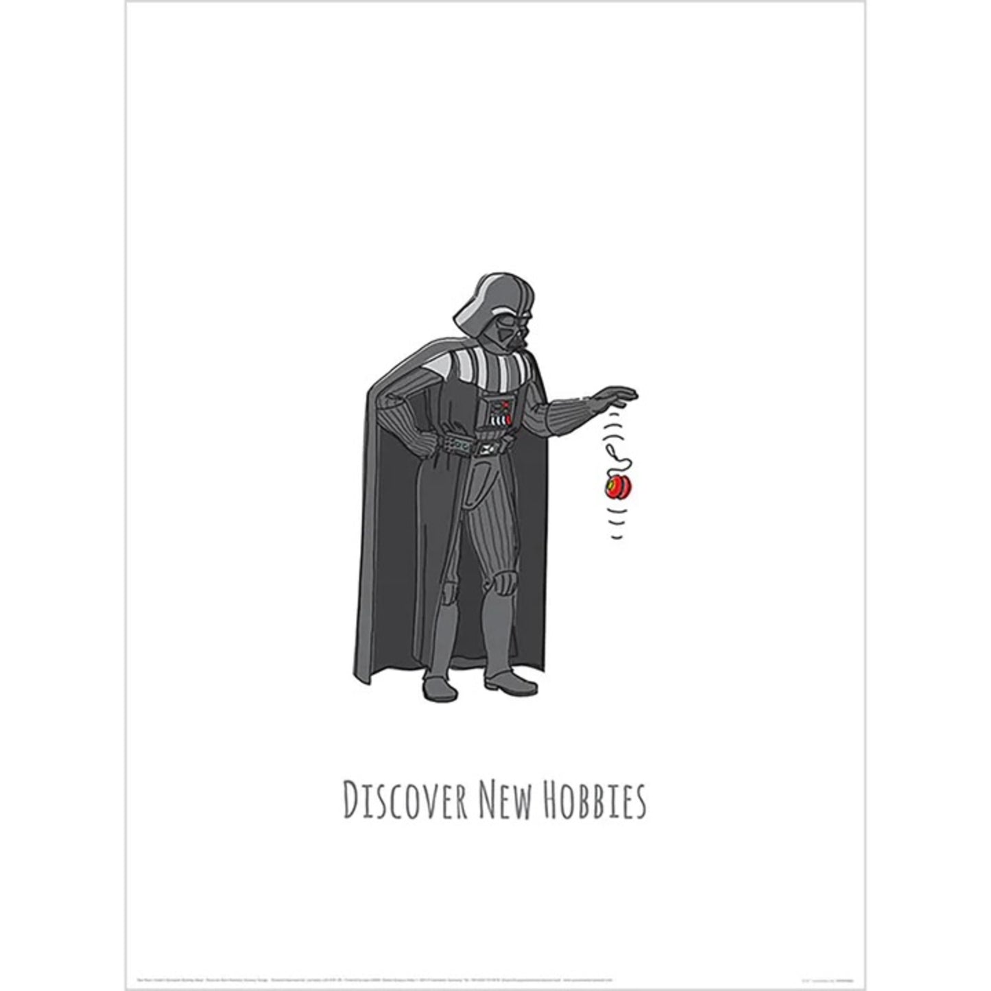 Kunstdruk Star Wars Vaders Boredom Busting Ideas Discover New Hobbies 30x40cm
