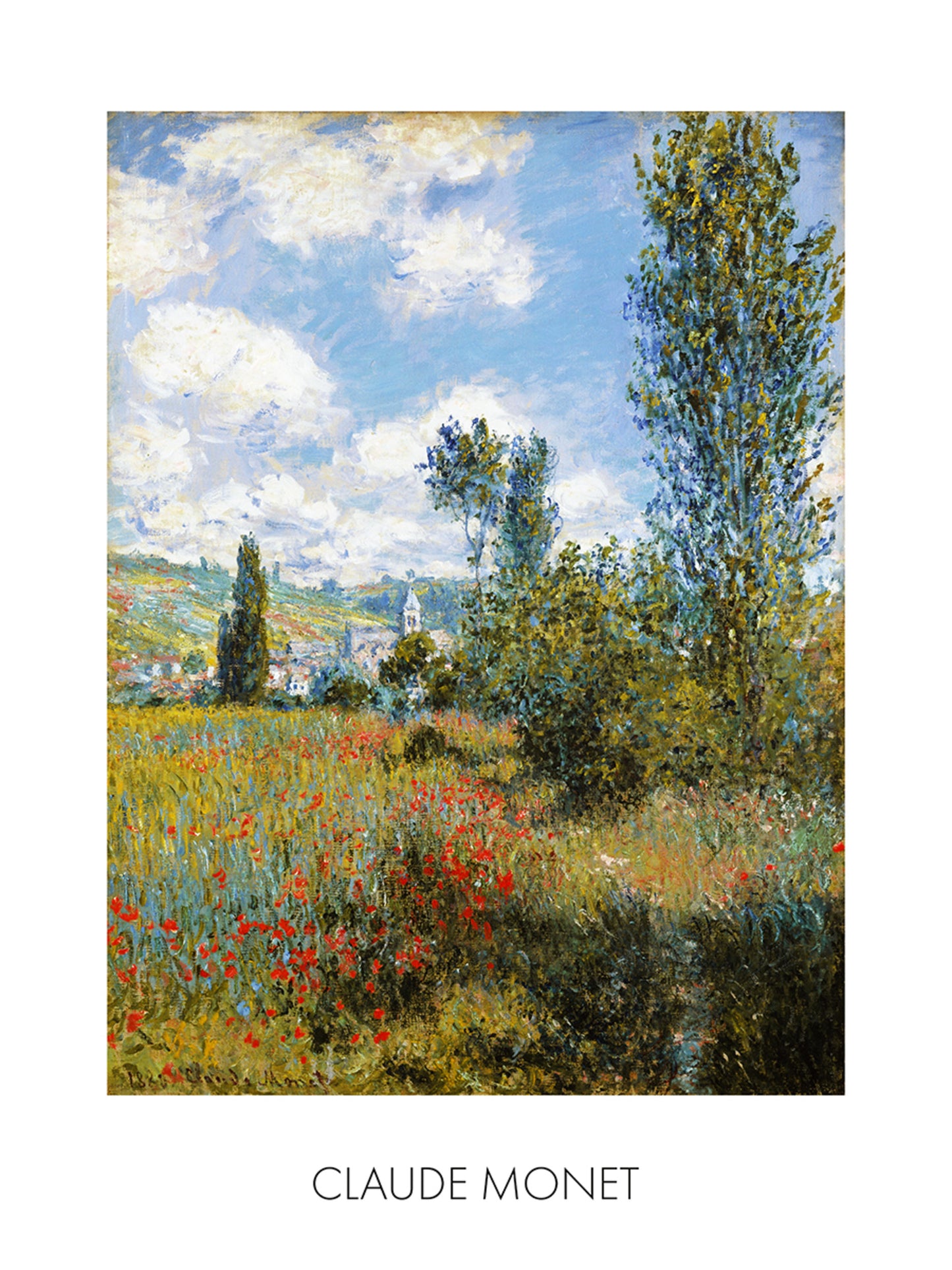 Kunstdruk Claude Monet - Ile Saint-Martin 60x80cm