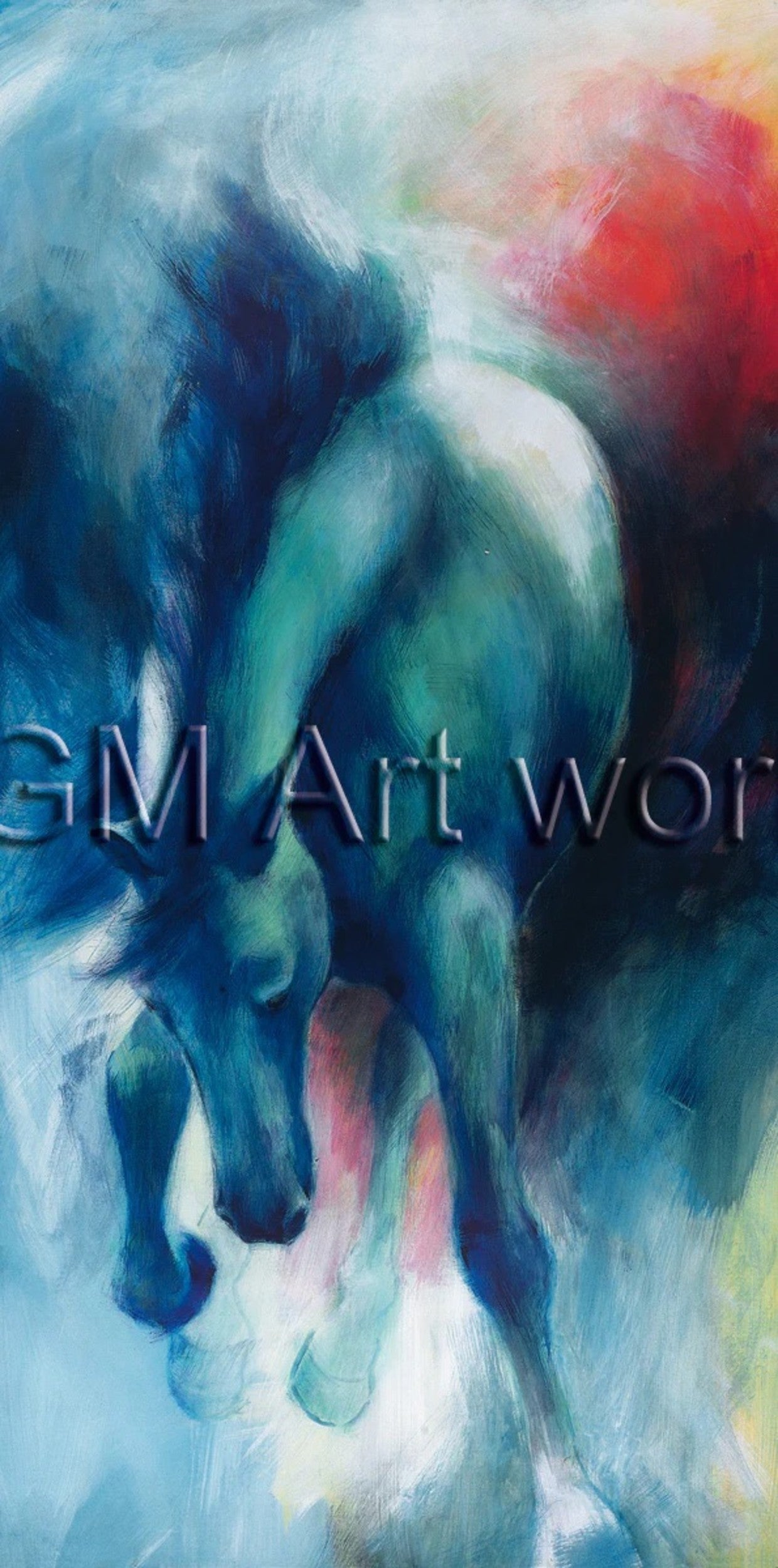 Kunstdruk Thomas Aeffner - Stärke 50x100cm