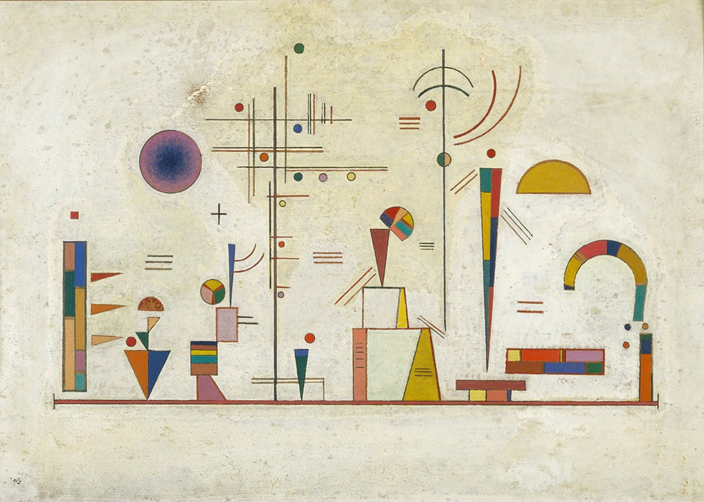 Kunstdruk Wassily Kandinsky - Ernst Spaß 70x50cm