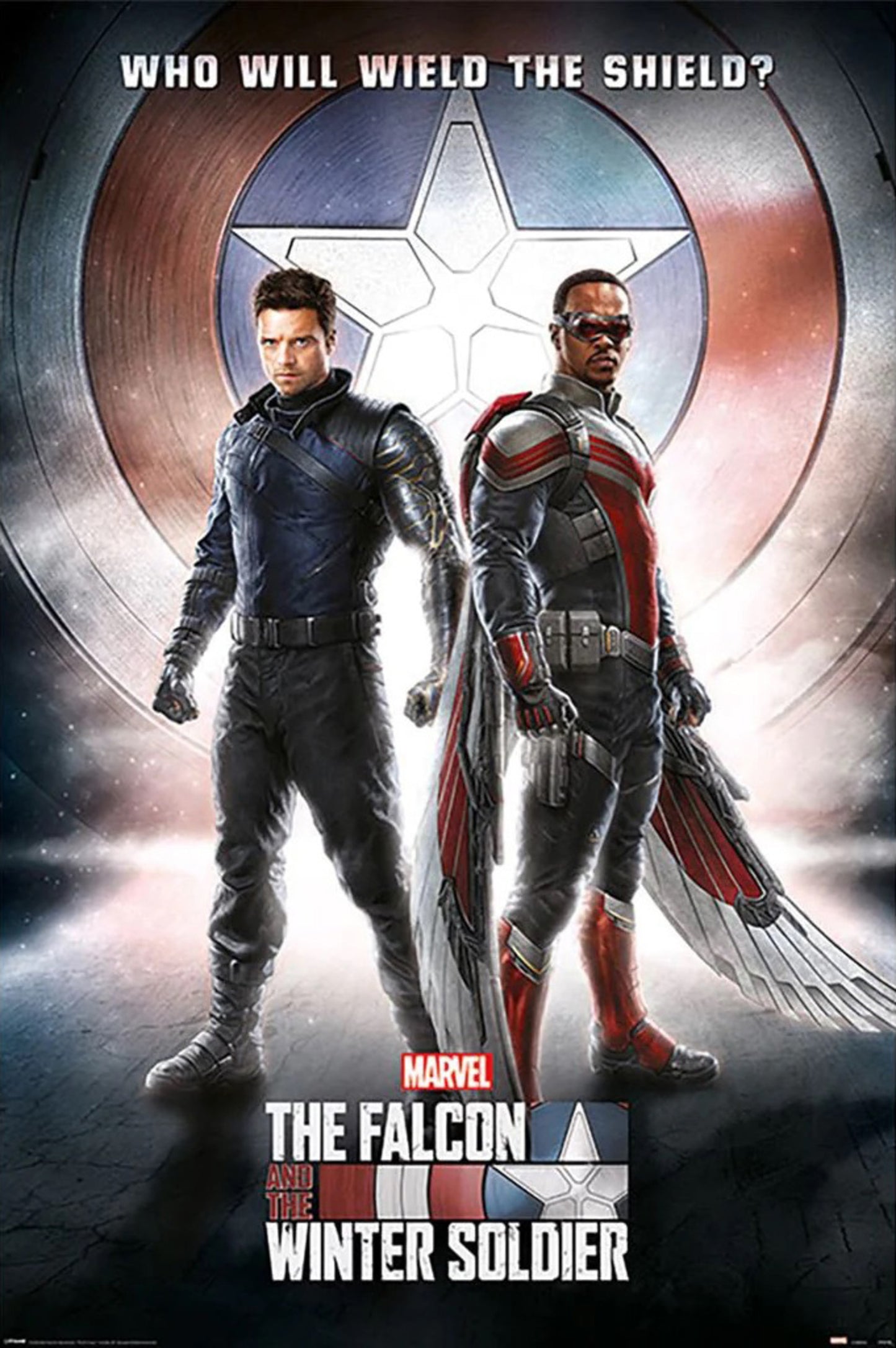 Poster Falcon and the Winter Soldier - Wield the Shiel 61x91,5cm