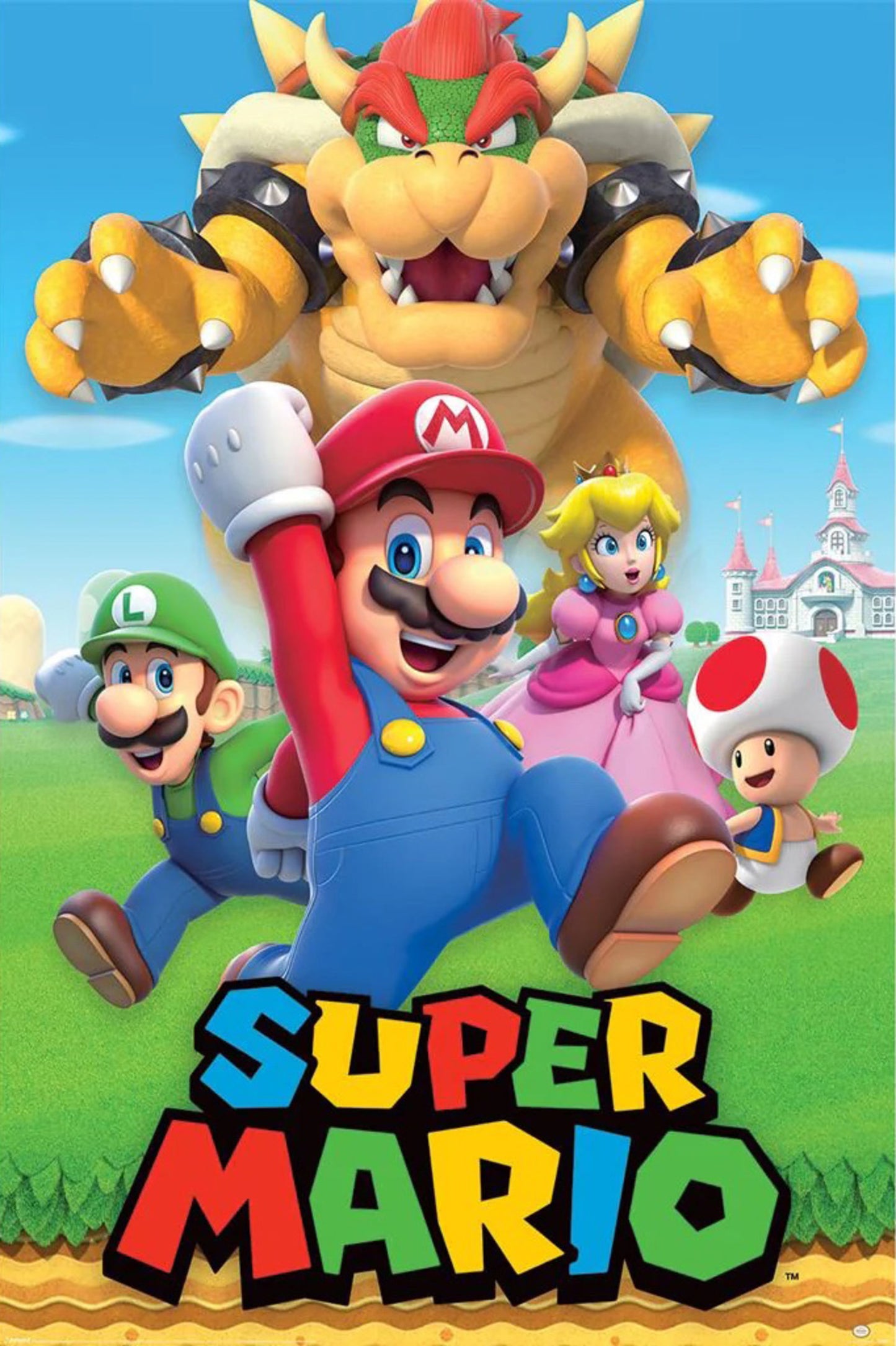 Poster Super Mario Character Montage 61x91,5cm