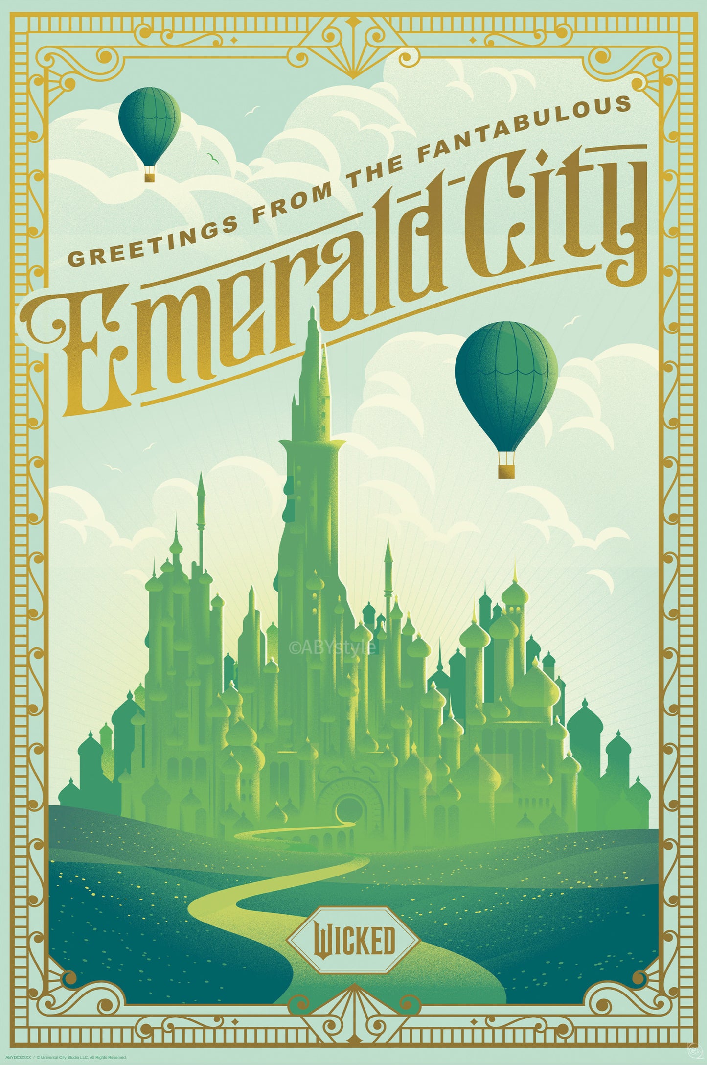 Poster Wicked Emerald City 61x91,5cm
