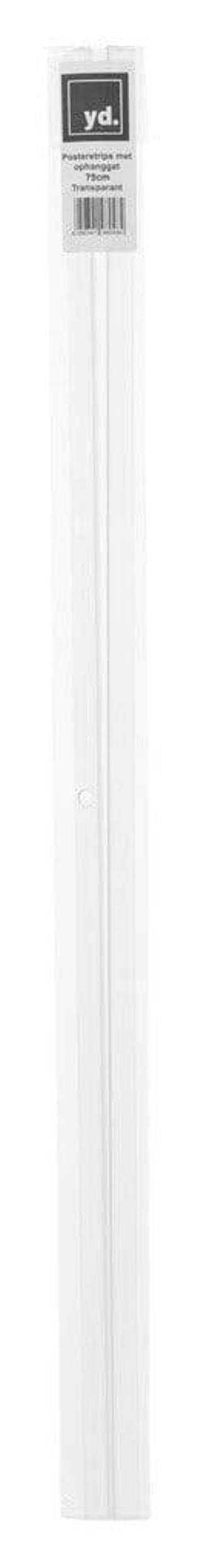 Posterhanger 75cm Transparant - Posterstrips met Ophanggat