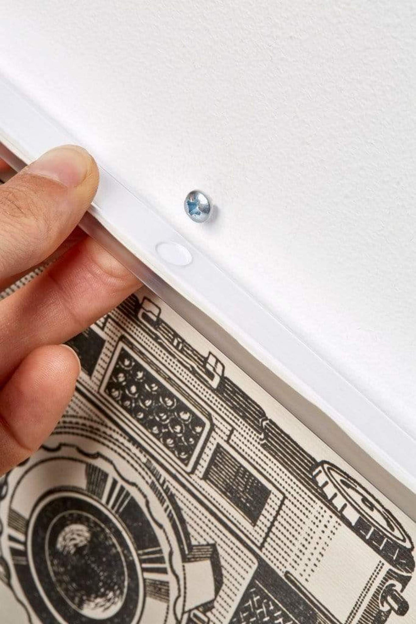 Posterhanger 75cm Transparant - Posterstrips met Ophanggat