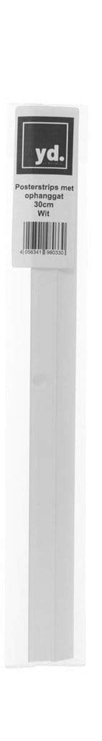 Posterhanger 30cm Wit - Posterstrips met Ophanggat