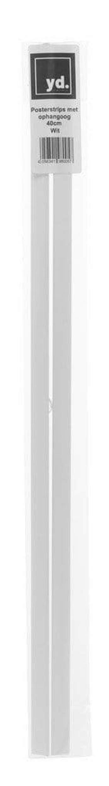 Posterhanger 40cm Wit - Posterstrips met Ophangoog