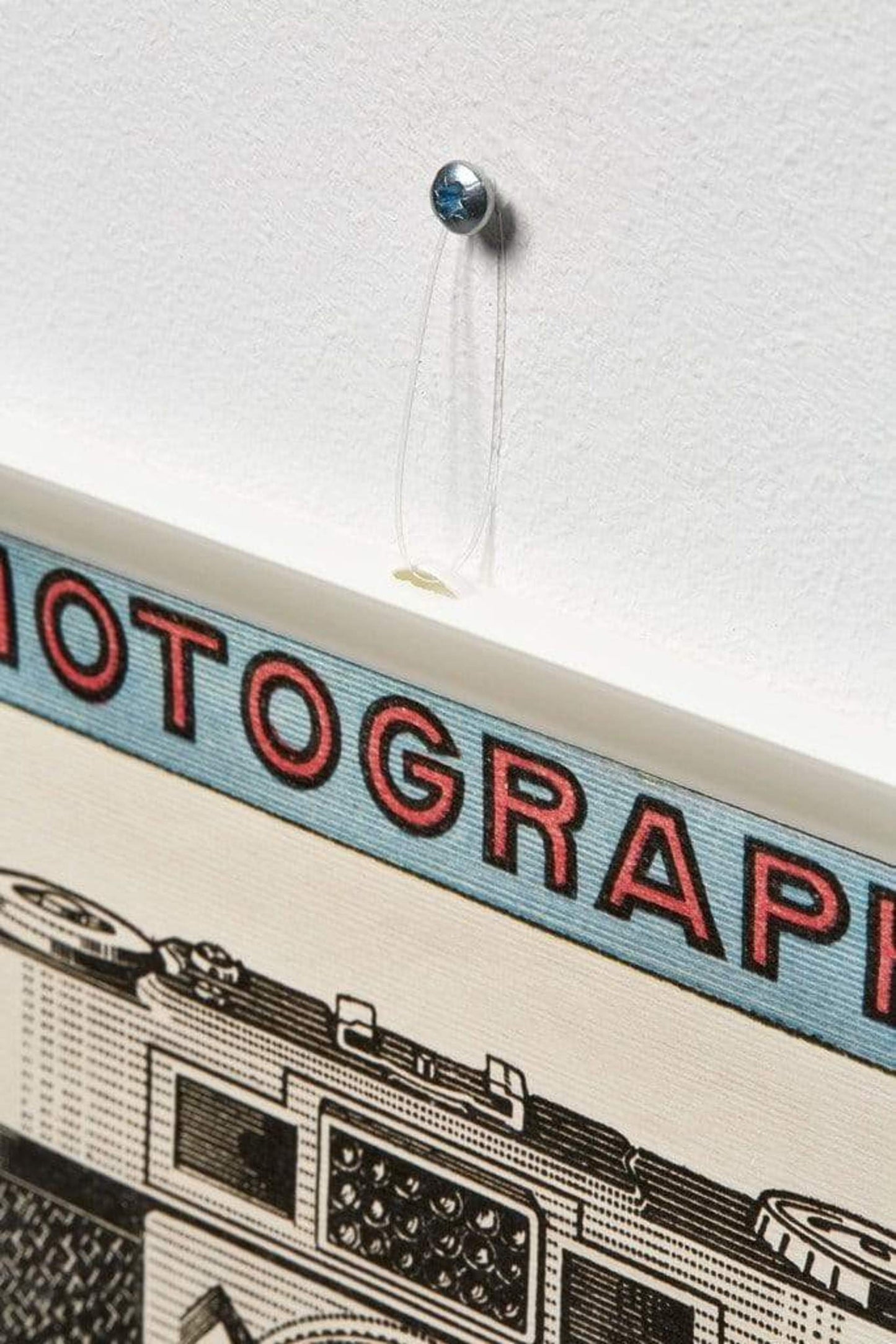 Posterhanger 40cm Wit - Posterstrips met Ophangoog