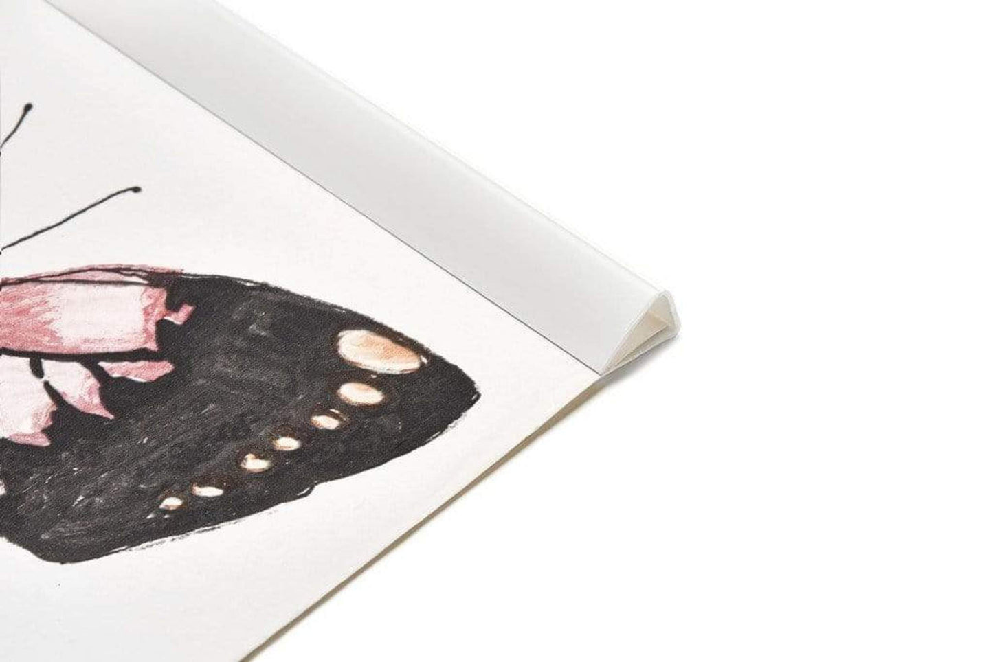 Posterhanger 75cm Wit - Posterstrips met Ophanggat