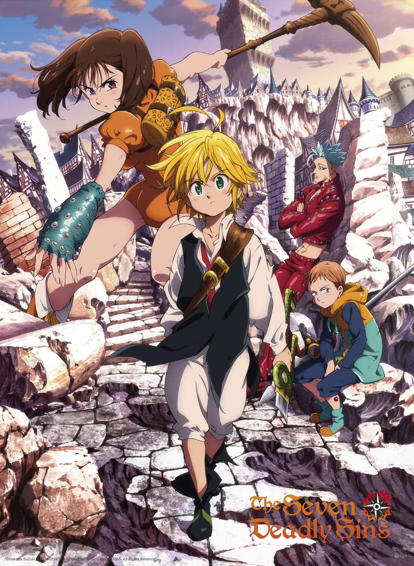 Poster The Seven Deadly Sins Sins 38x52cm