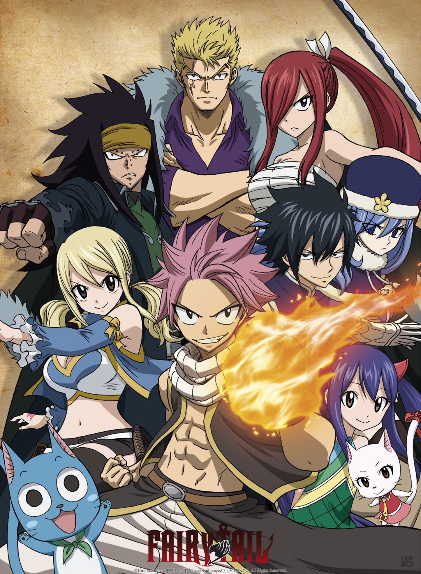 Poster Fairy Tail - Guild 38x52cm