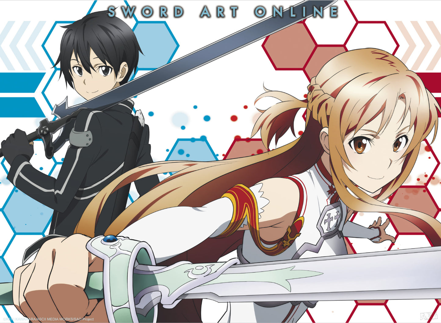 Poster Sword Art Online Asuna and Kirito 2 52x38cm