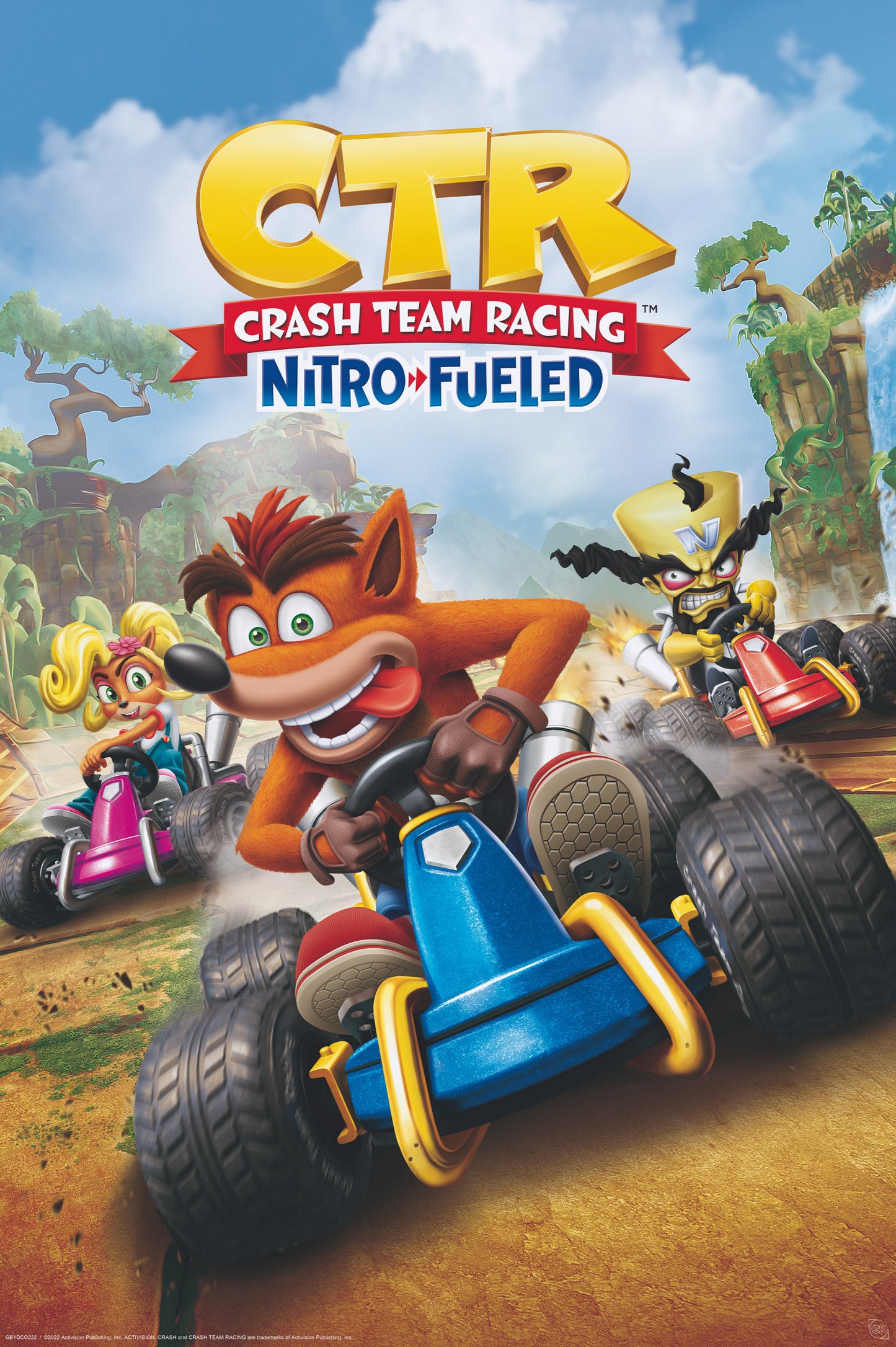 Poster Crash Team Racing Cover 61x91,5cm