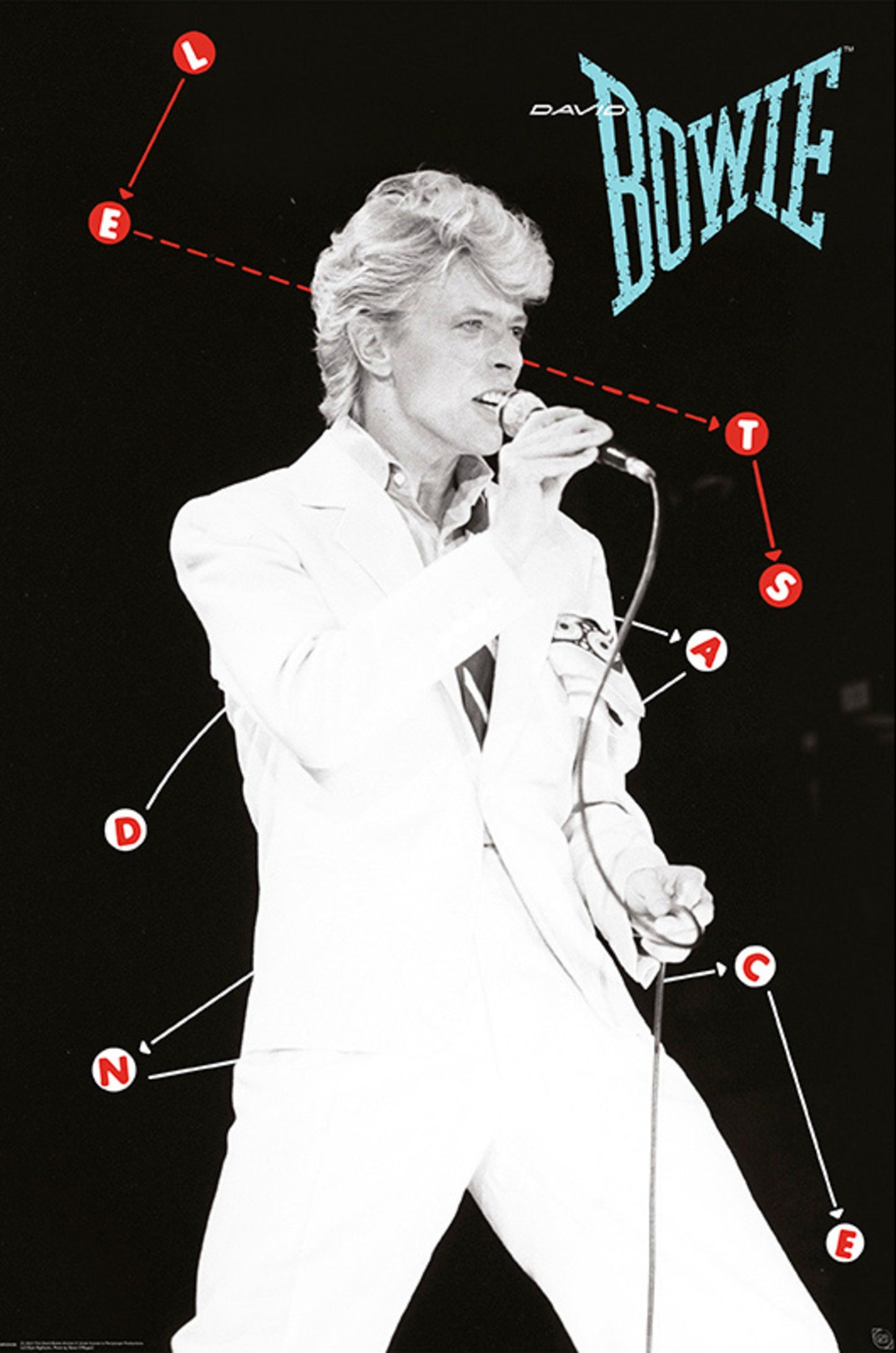 Poster David Bowie - Let's Dance 61x91,5cm