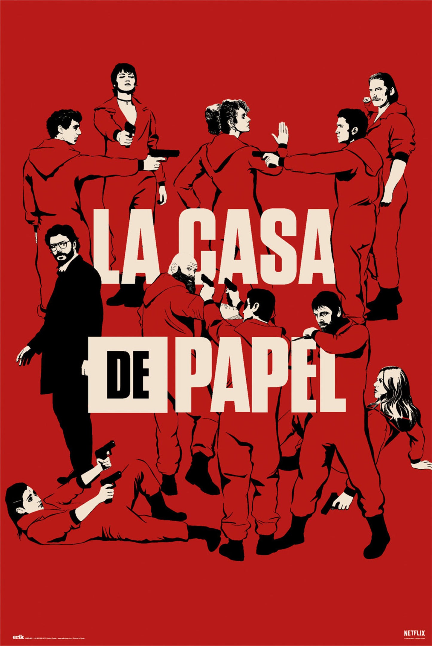 Poster Money Heist All Characters 61x91,5cm