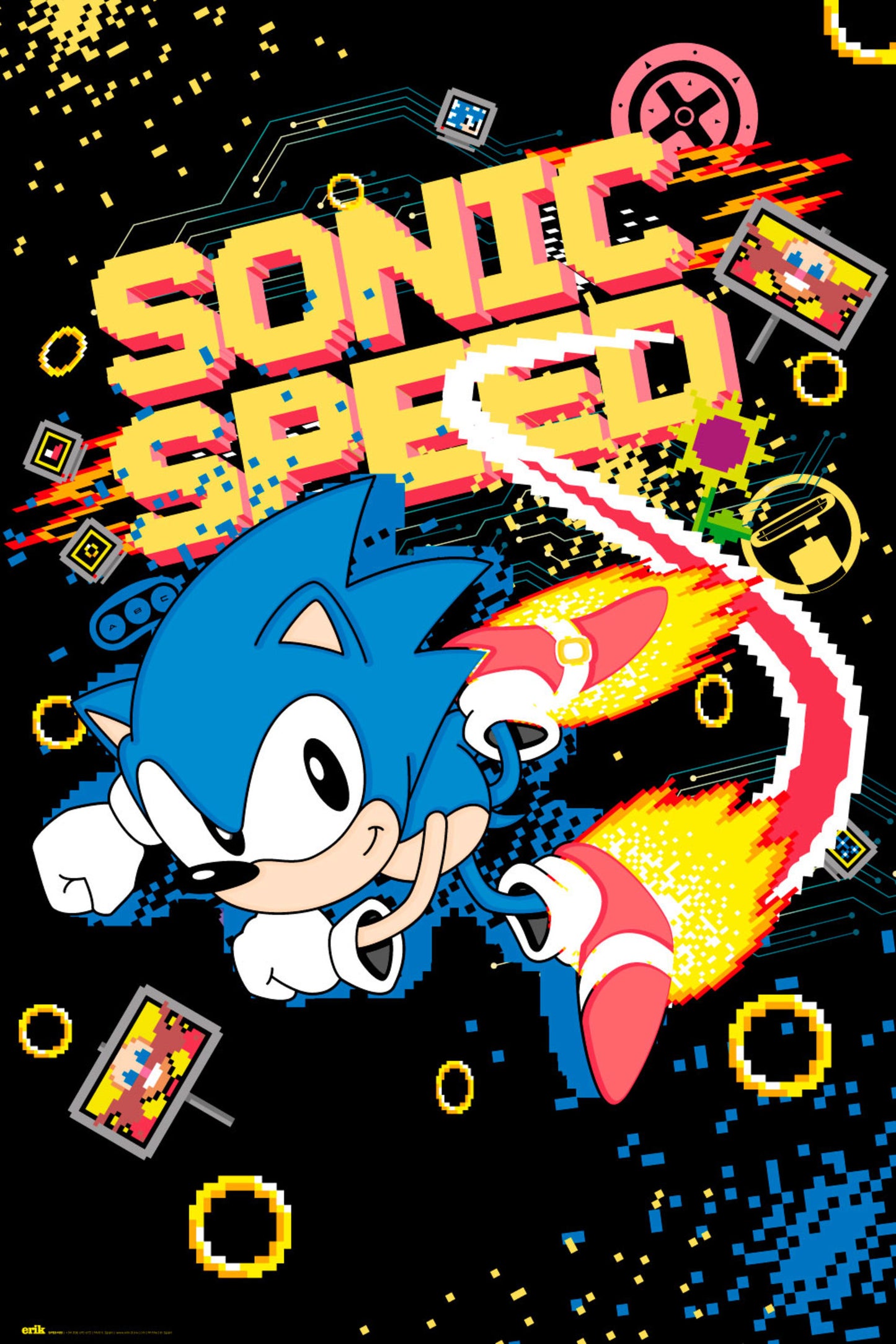 Poster Sonic Speed 61x91,5cm