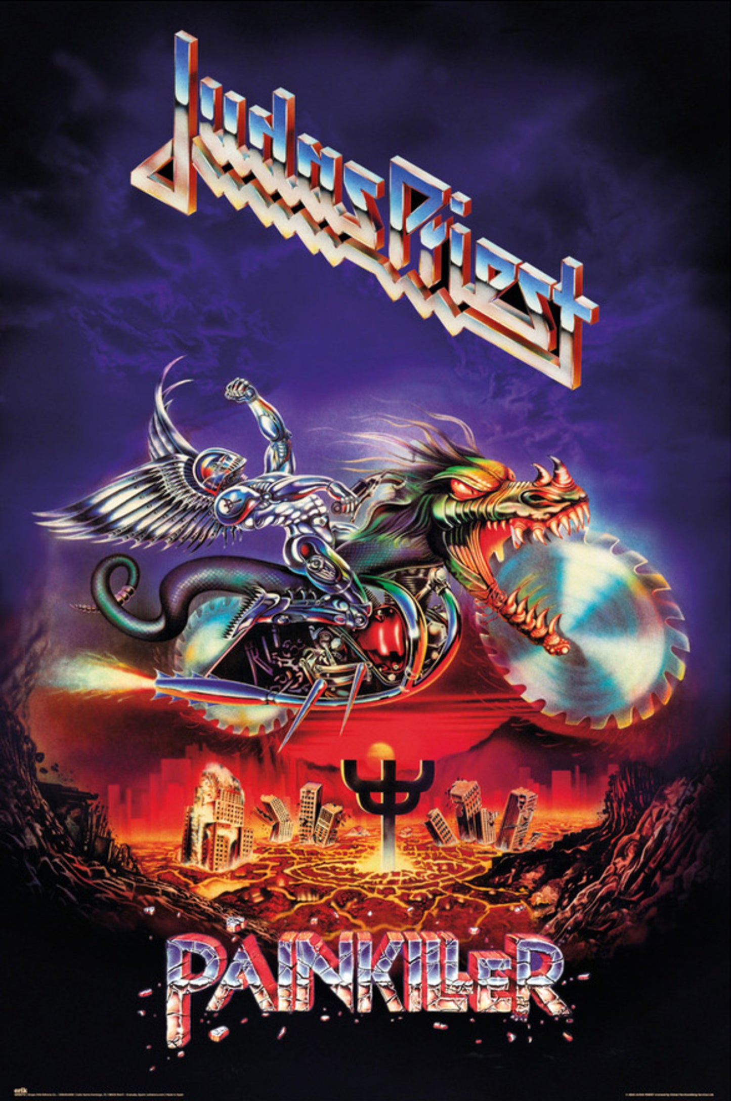 Poster Judas Priest Painkiller 61x91,5cm