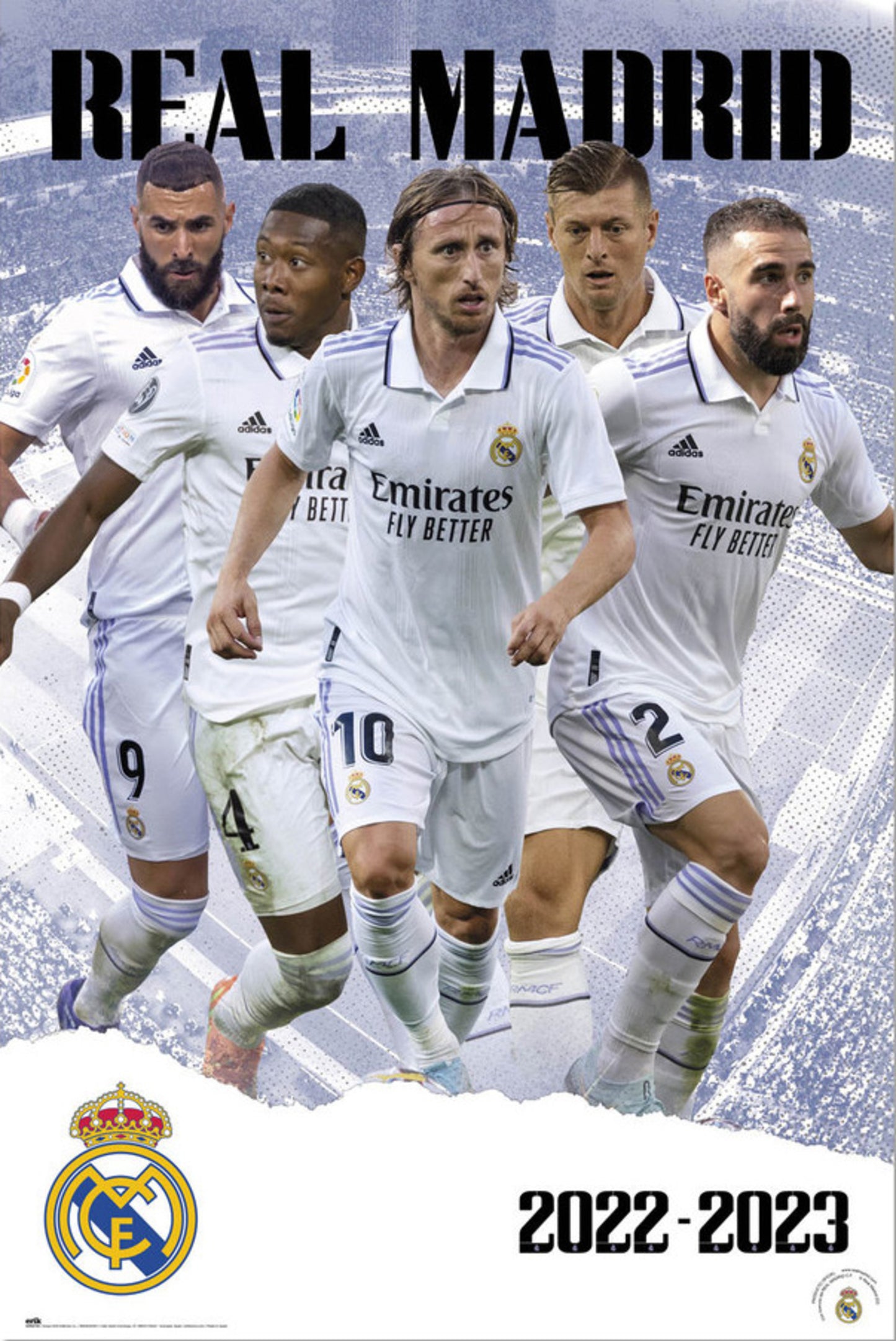 Poster Real Madrid Grupo 2022 2023 61x91,5cm