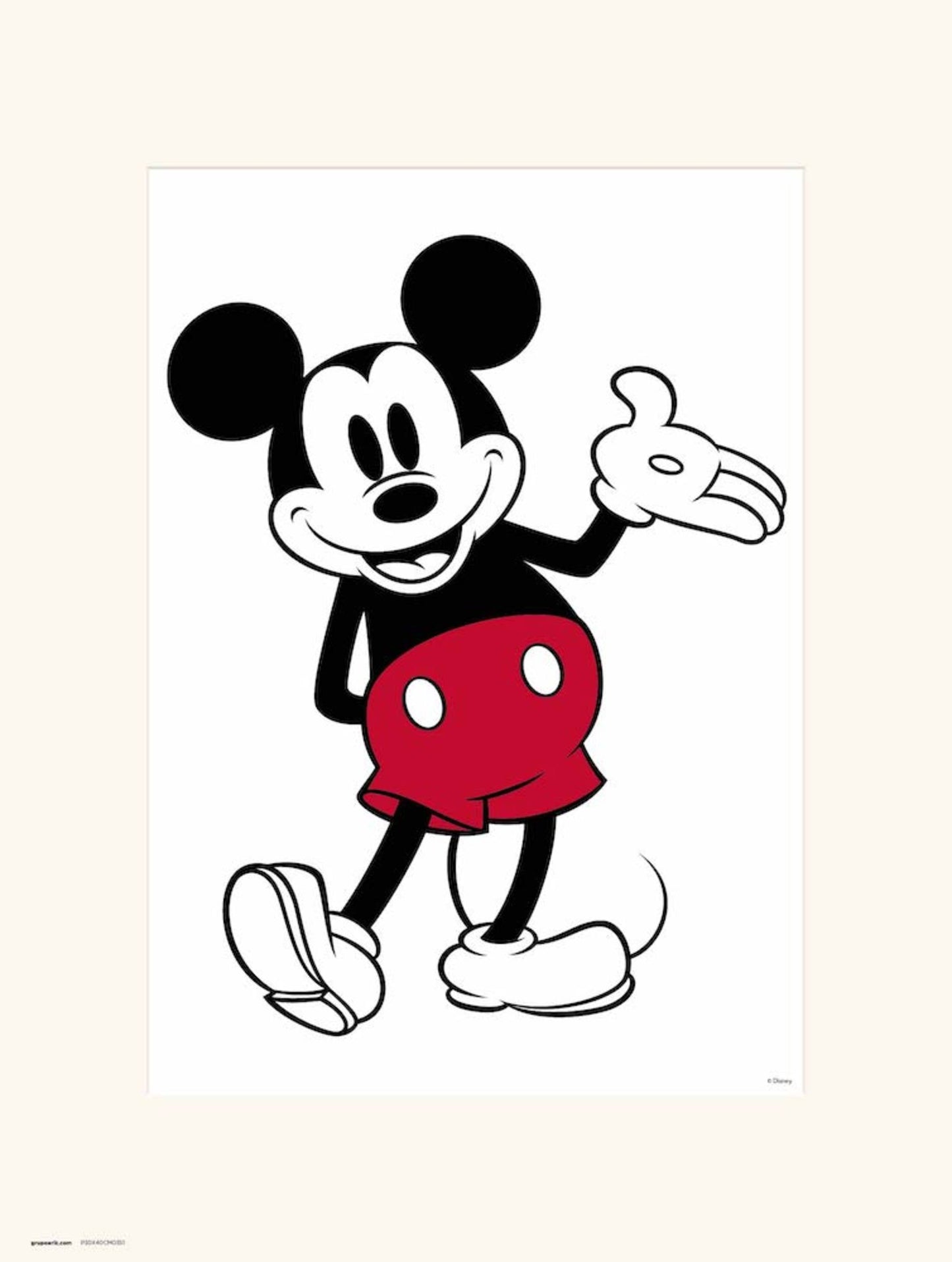 Kunstdruk Disney Mickey Classic II 30x40cm