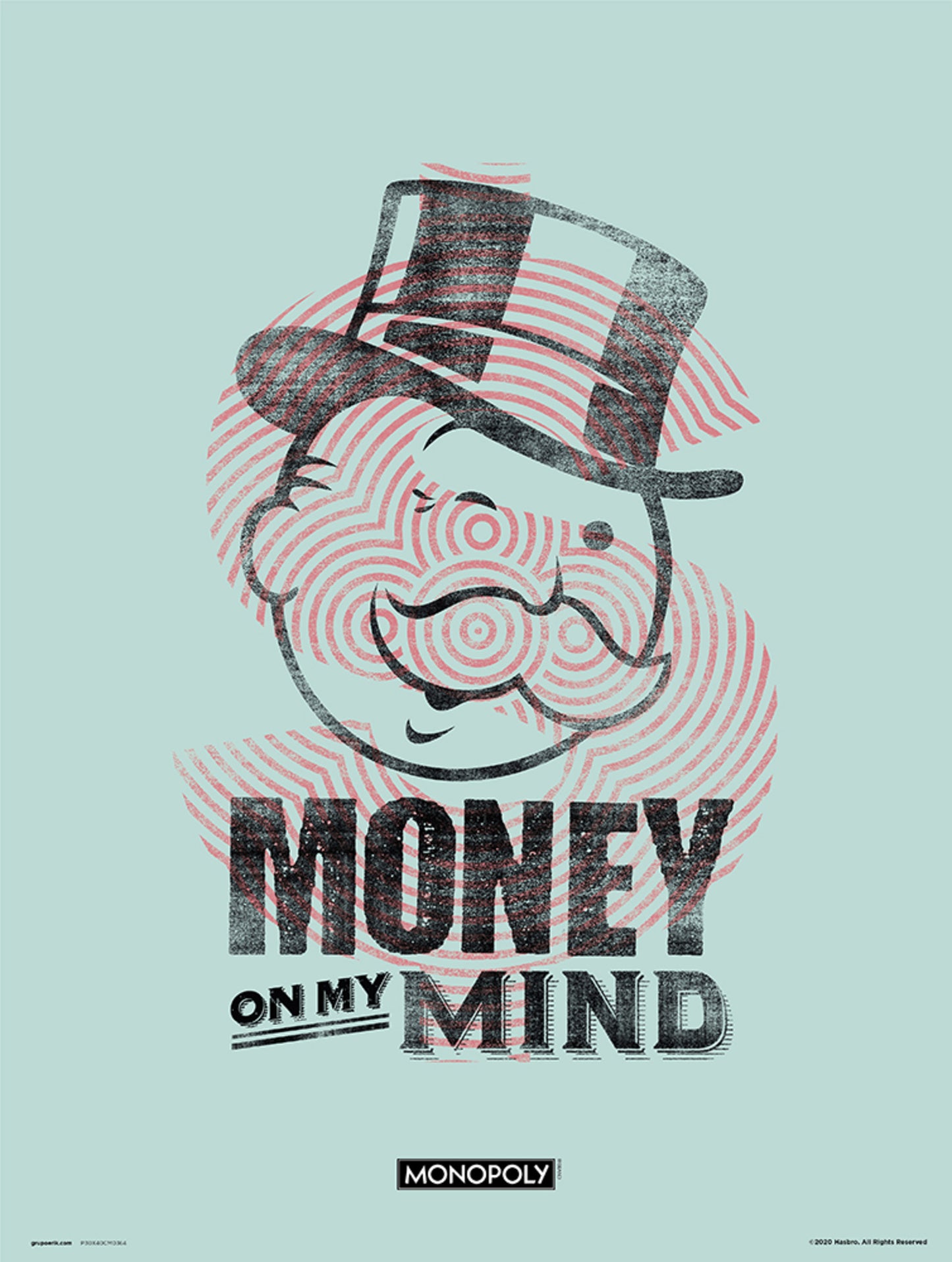 Kunstdruk Monopoly Money On My Mind 30x40cm