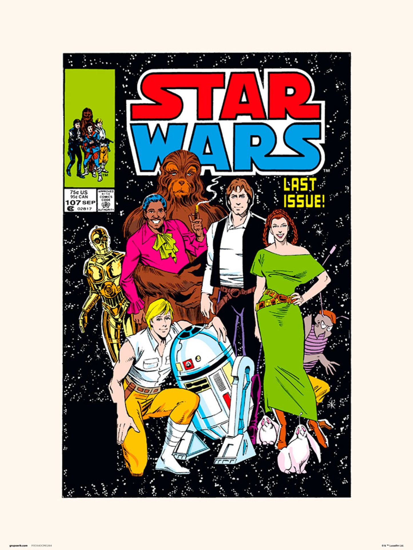 Kunstdruk Star Wars 107 All Together Now 30x40cm