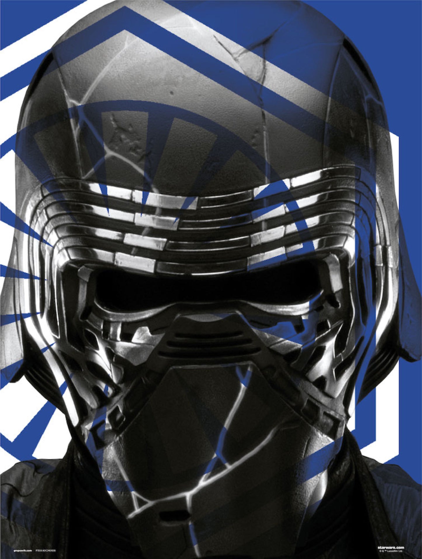 Kunstdruk Star Wars Episode IX Kylo Ren 30x40cm