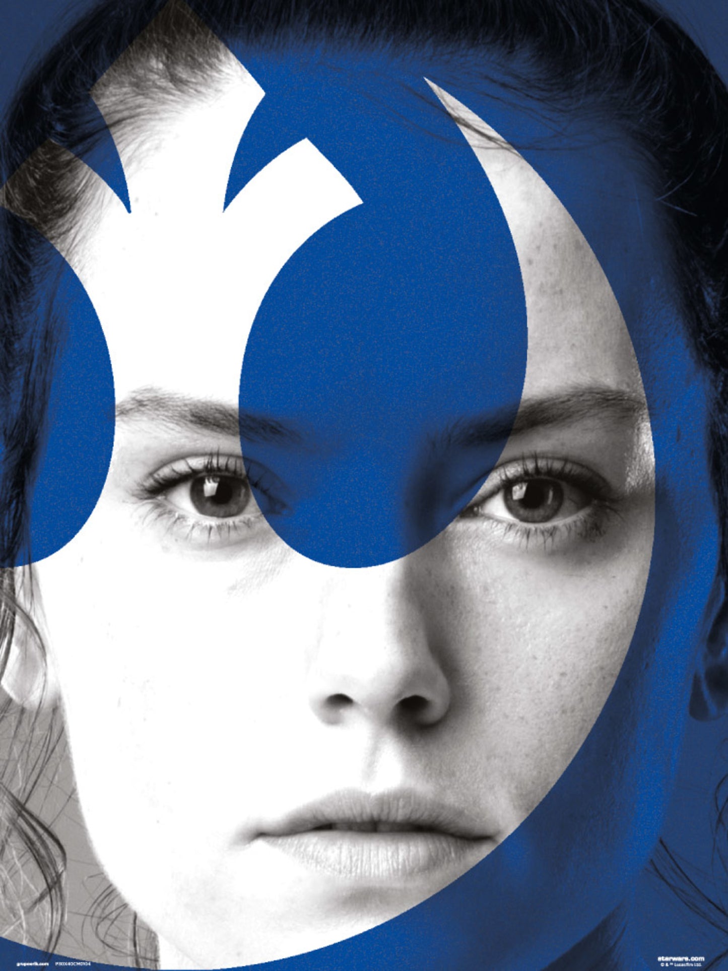 Kunstdruk Star Wars Episode IX Rey 30x40cm