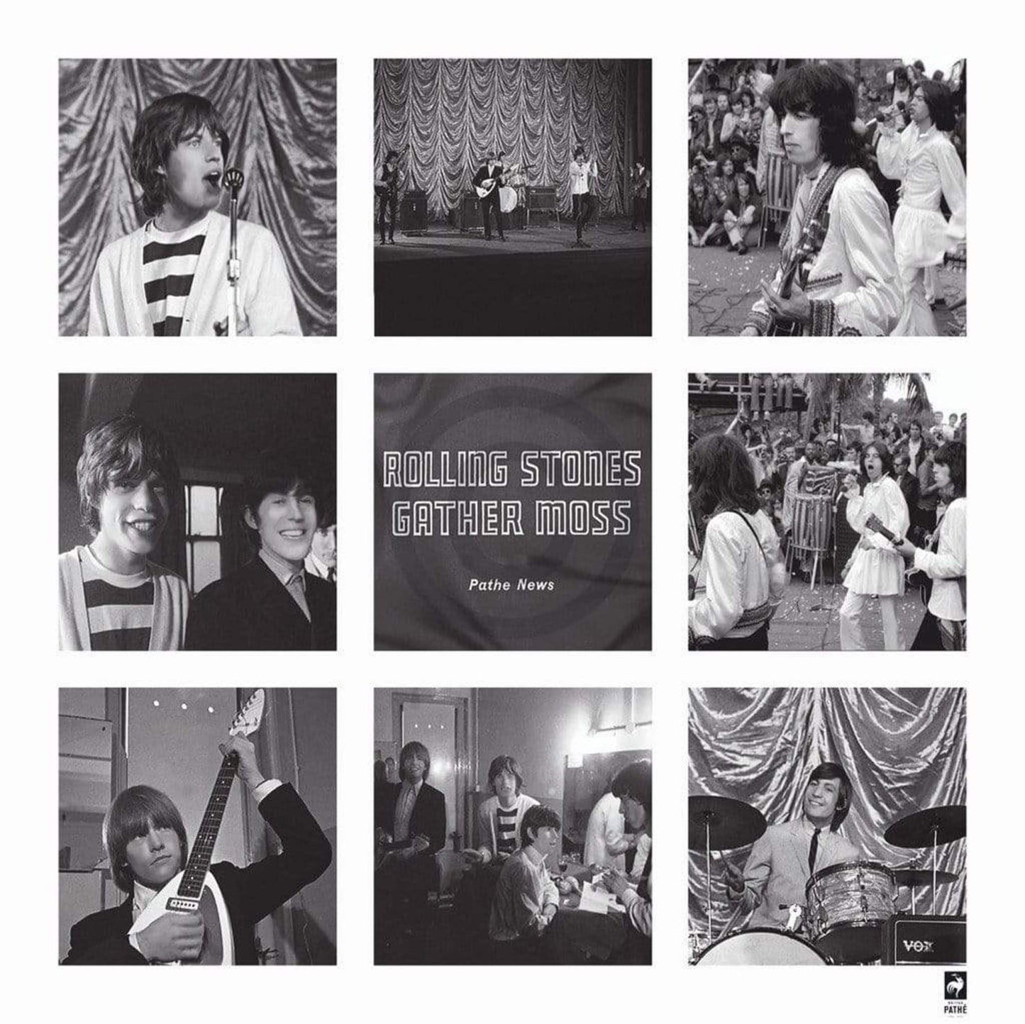 British Pathe - Rolling Stones Gather Moss Kunstdruk 70x70cm